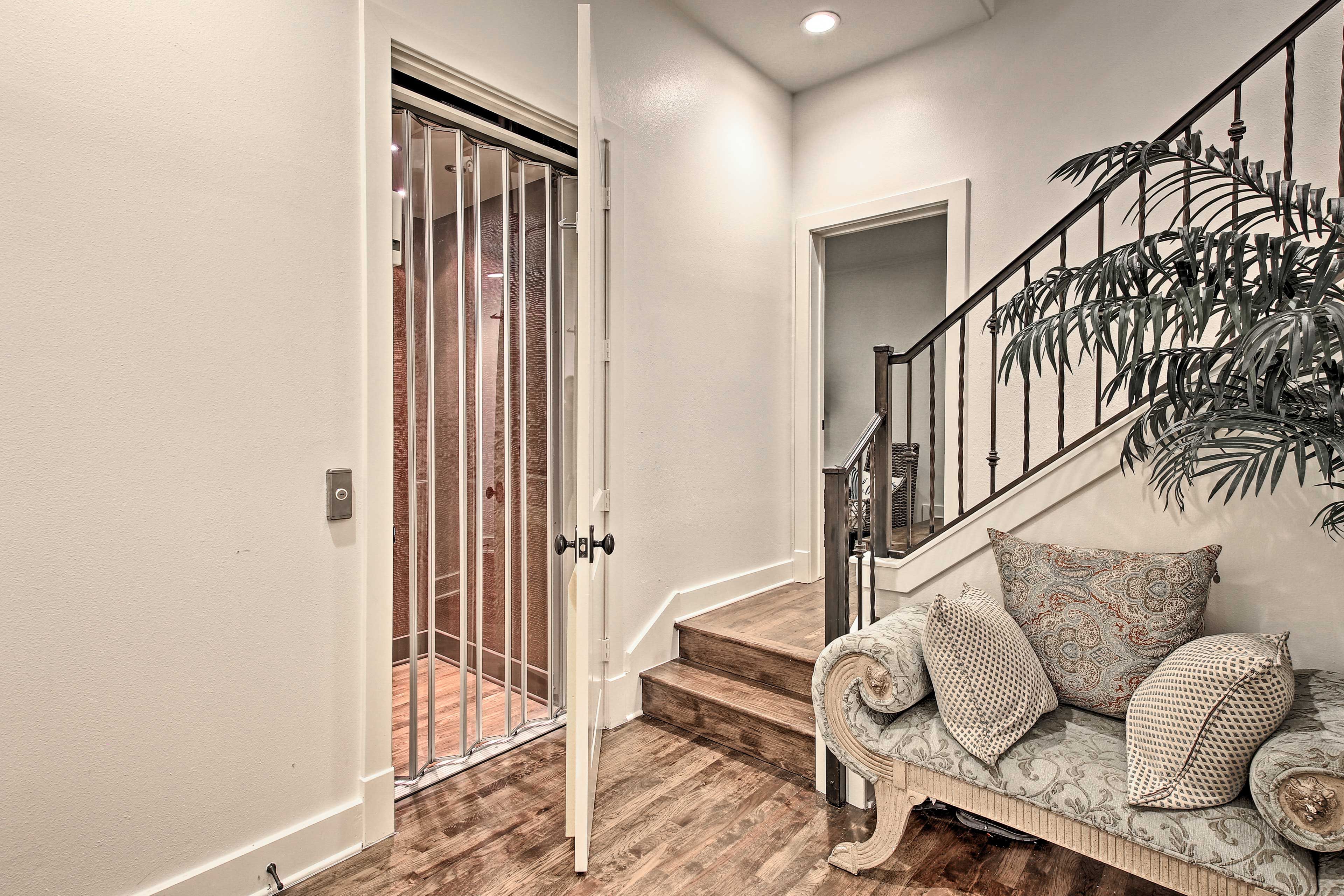 This property has it's own elevator to ensure effortless mobility throughout.