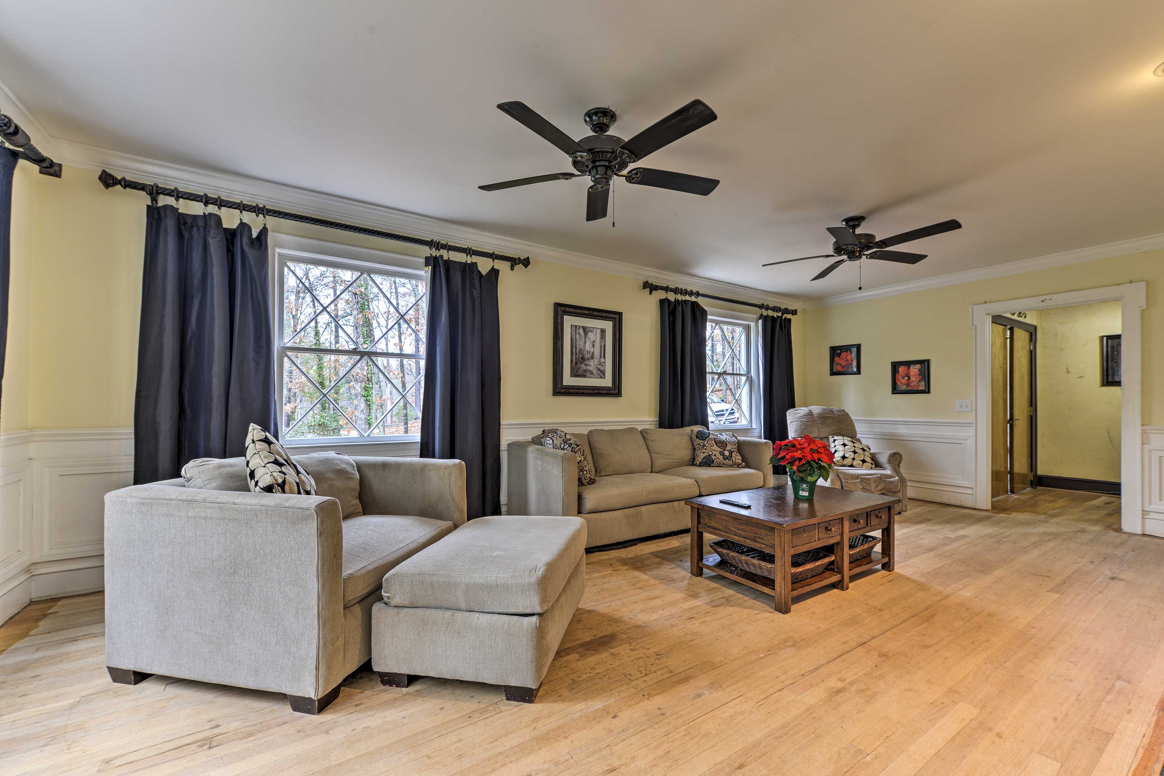 With windows through the entire property, natural light illuminates this home.