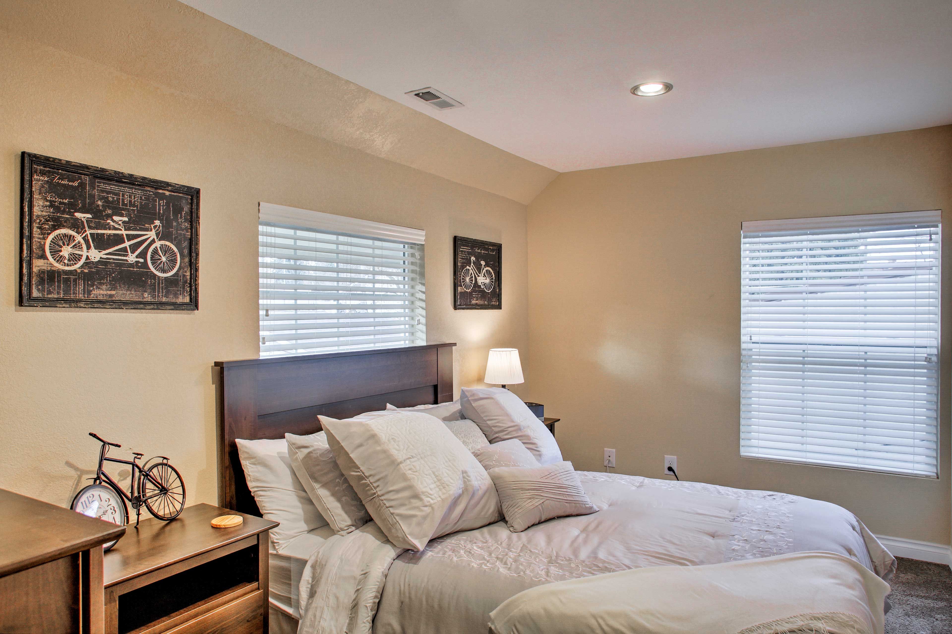 Cozy up with a good book before drifting to sleep.
