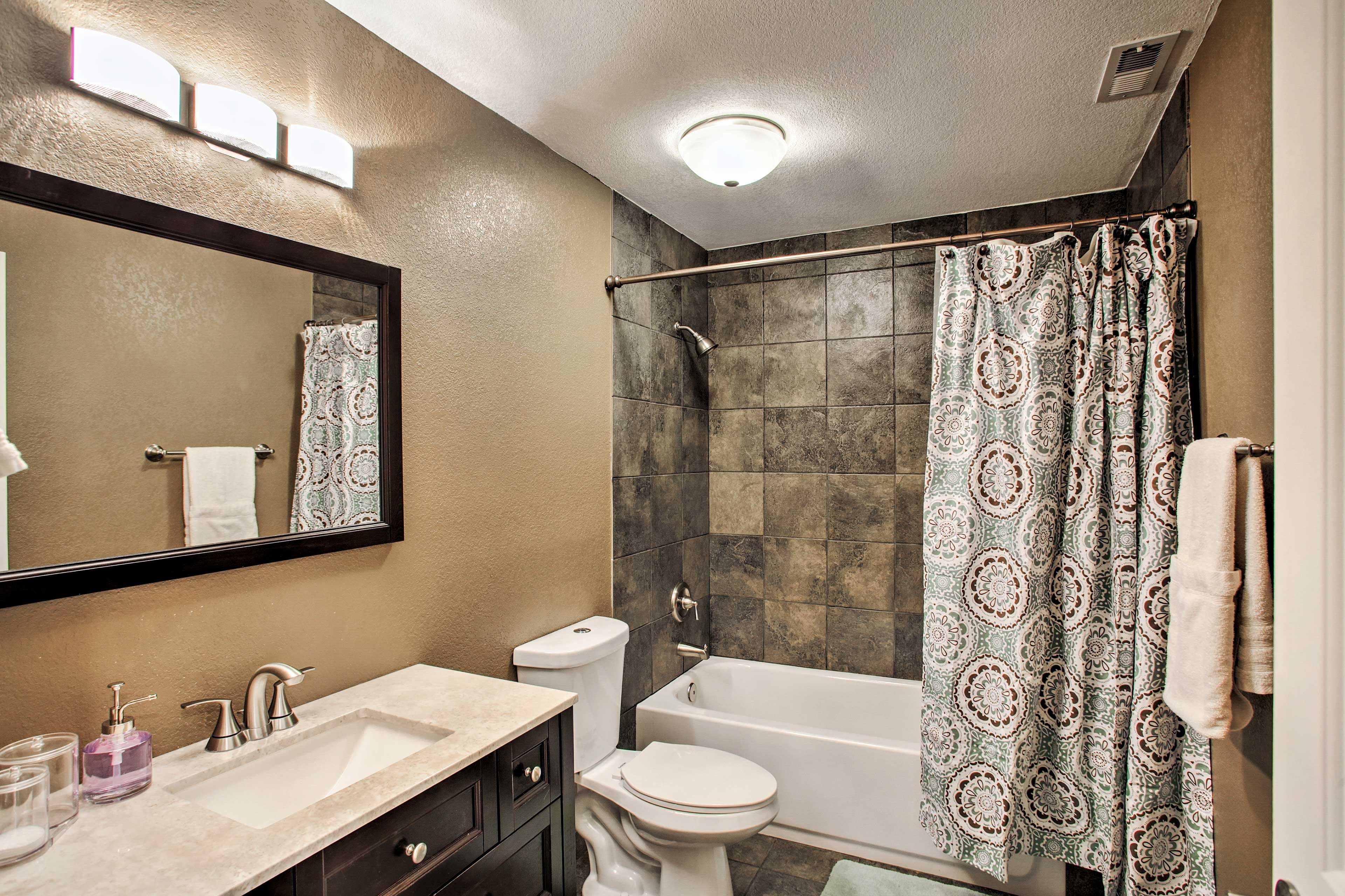Rinse off with a shower or draw a bath.