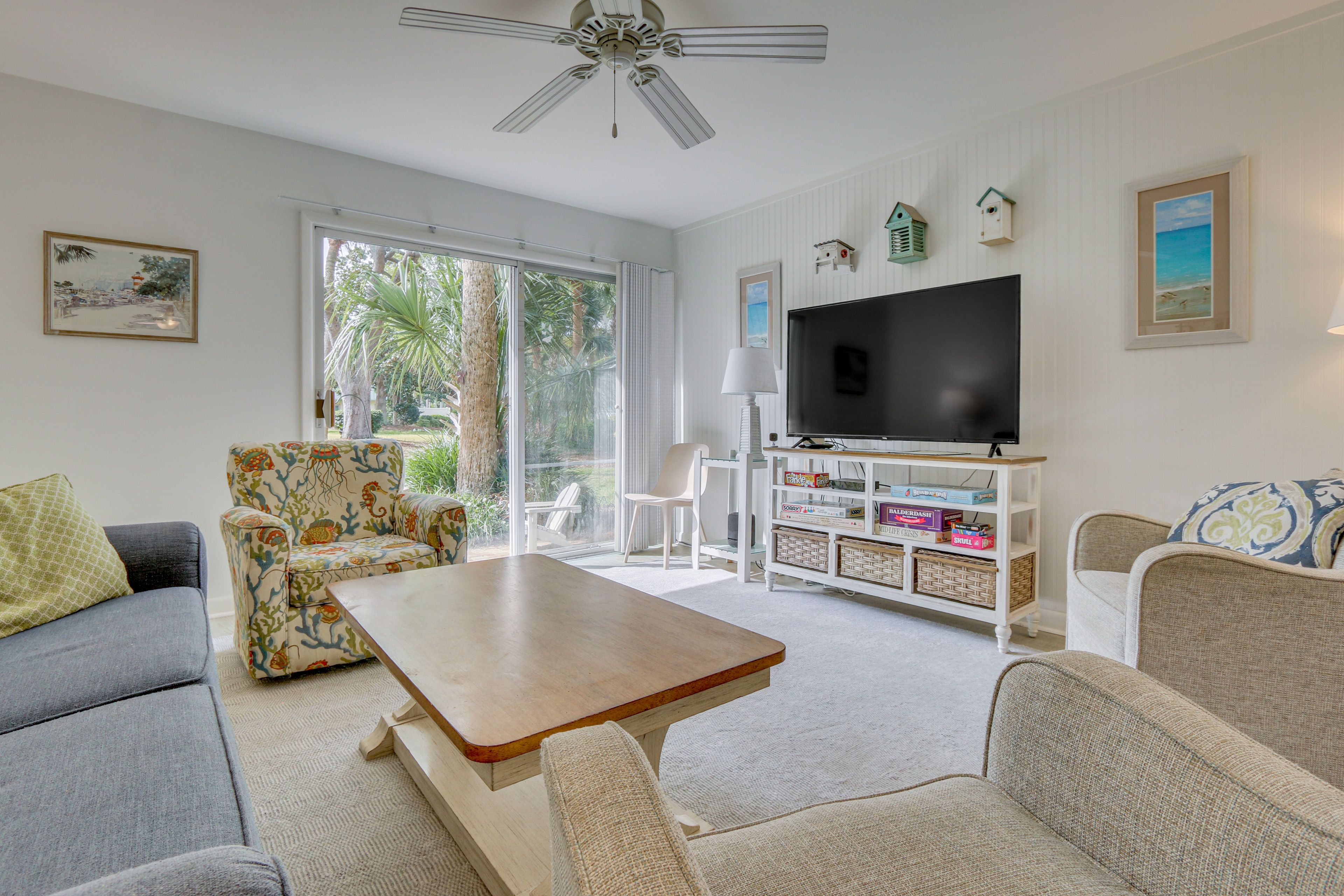 Hilton Head Island Vacation Rental | 2BR | 1.5BA | 1,250 Sq Ft | Steps to Enter