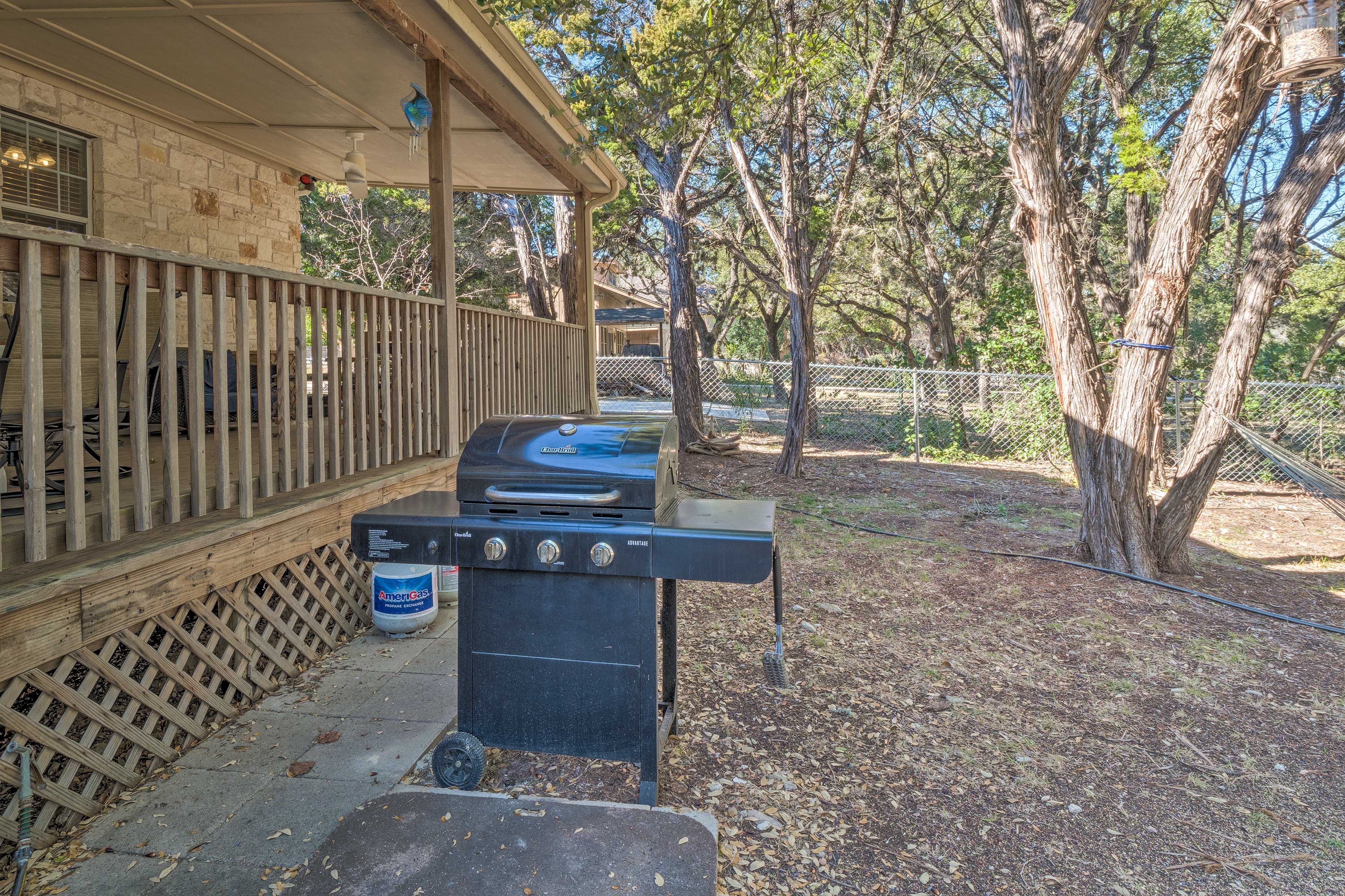 Backyard | Gas Grill | Hammock