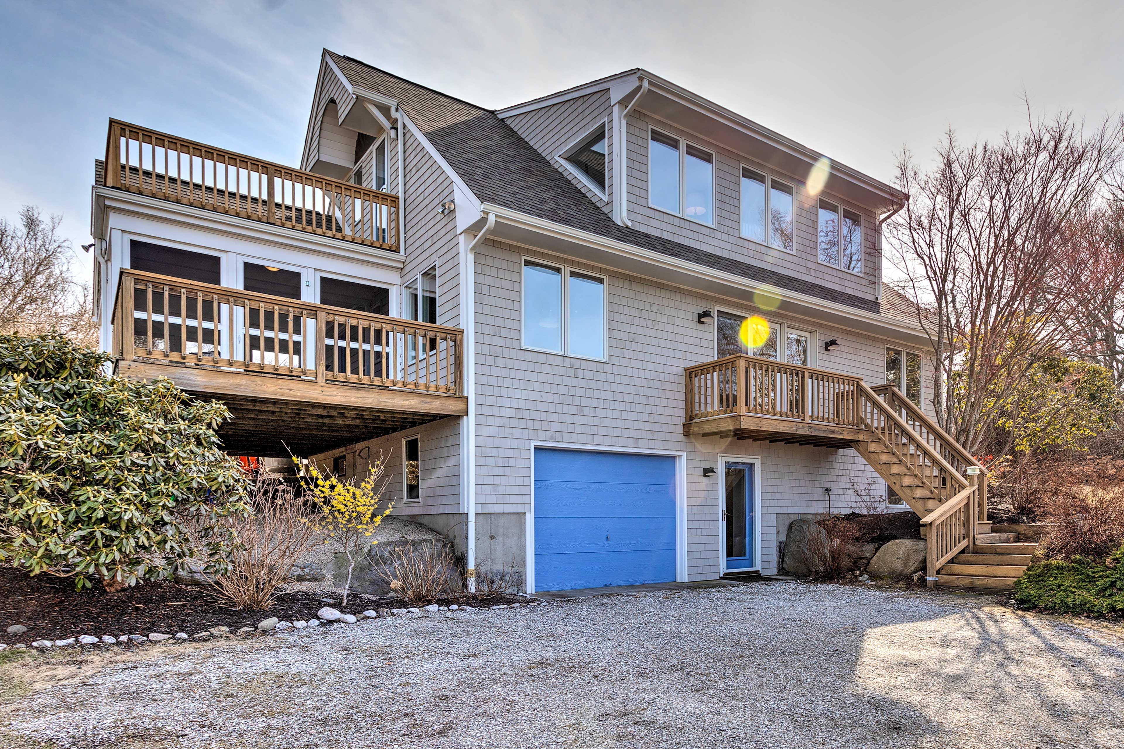 Little Compton Vacation Rental | 3BR | 3BA | 1,964 Sq Ft | Steps to Access