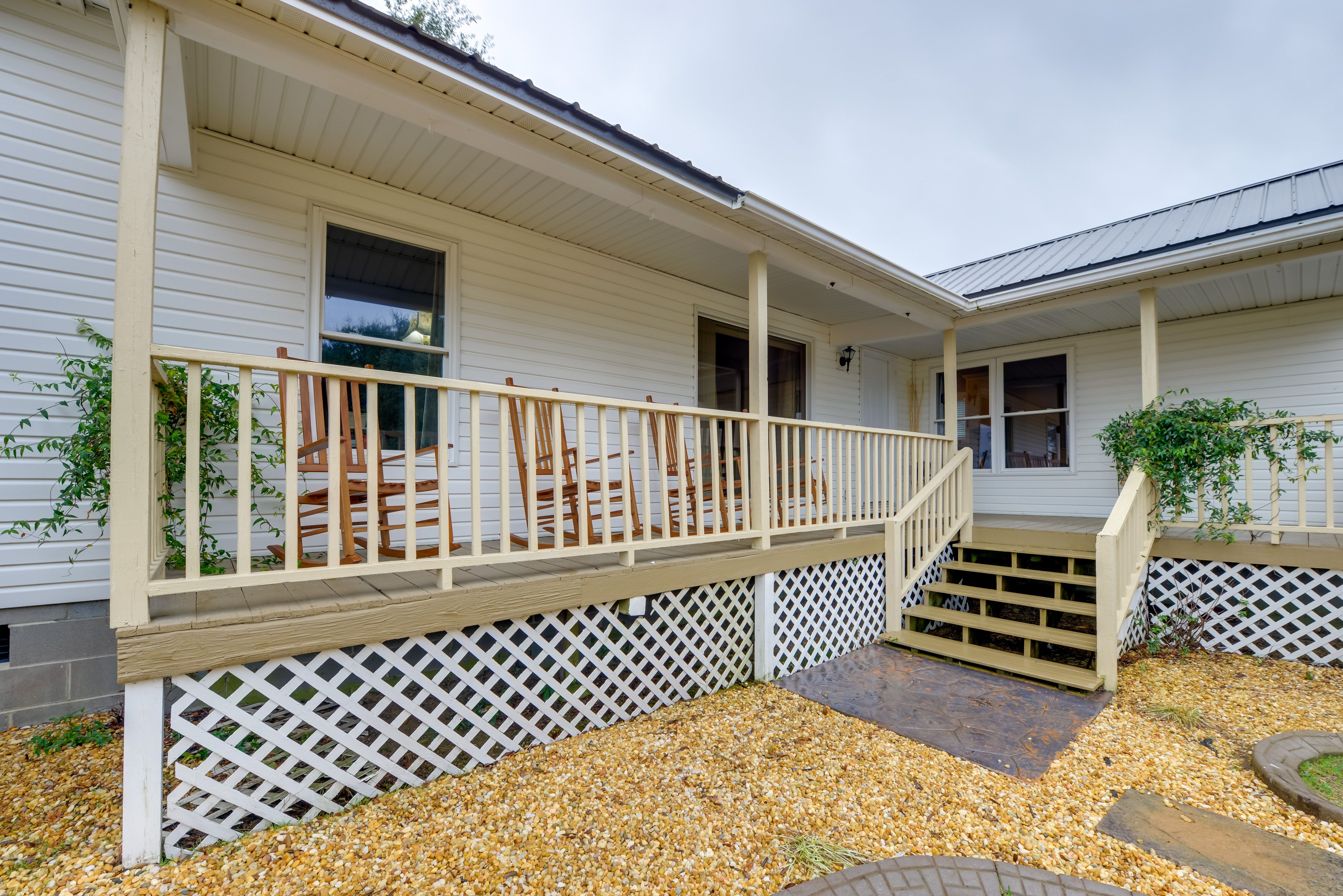 Spend evenings outside on the porch.