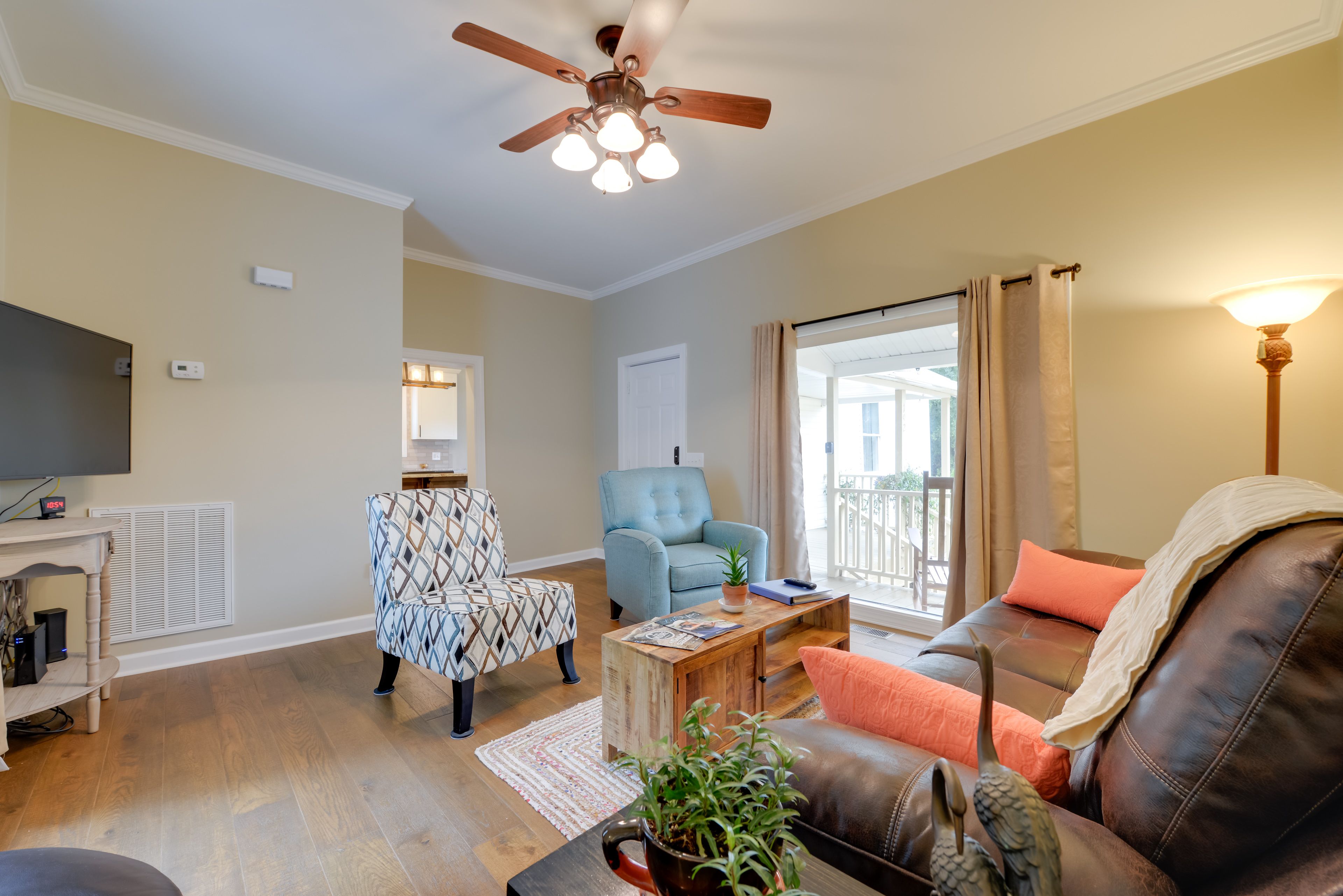 Let the natural light flow in.