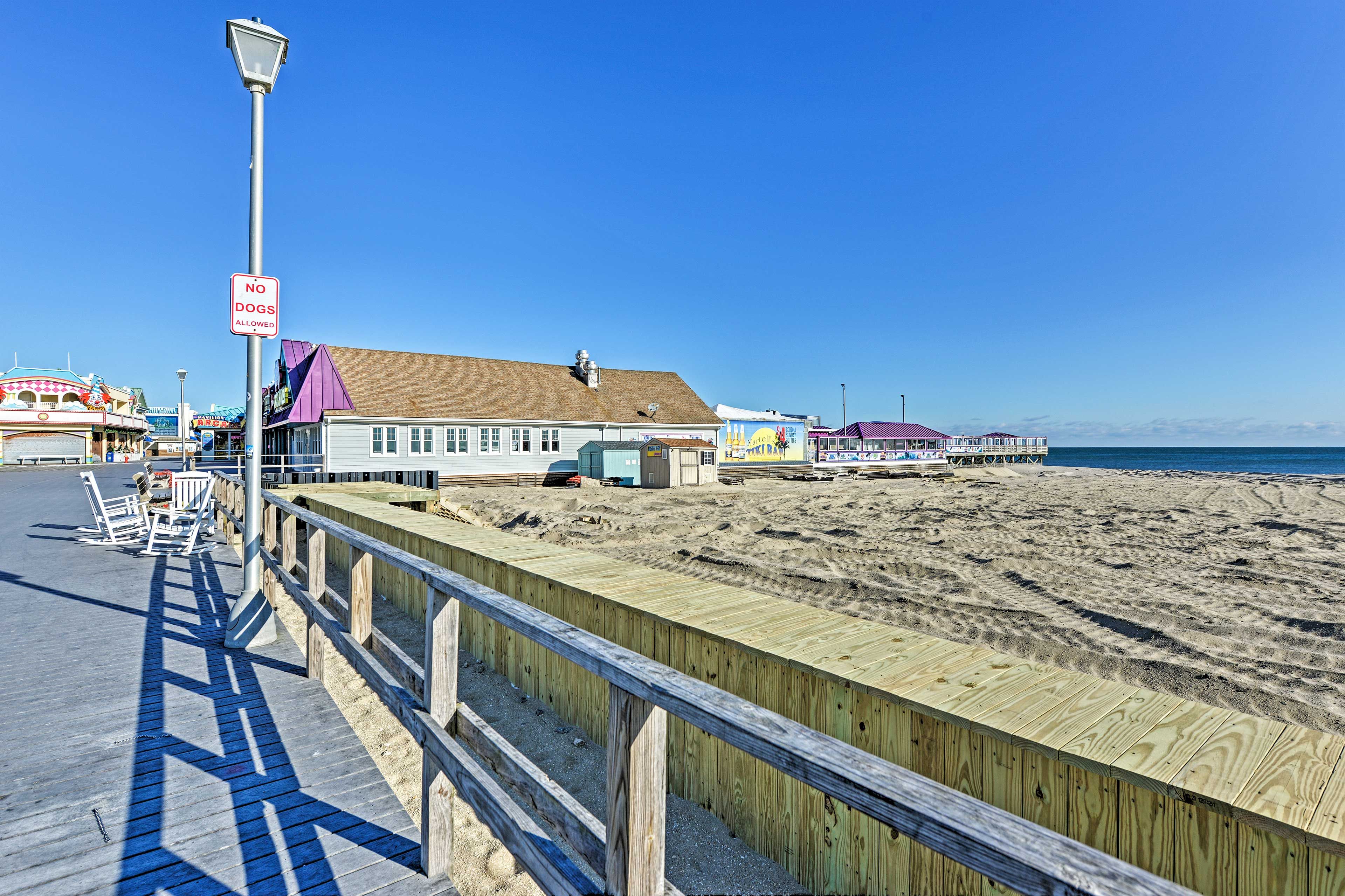 Soak up the sun at nearby Point Pleasant Beach!