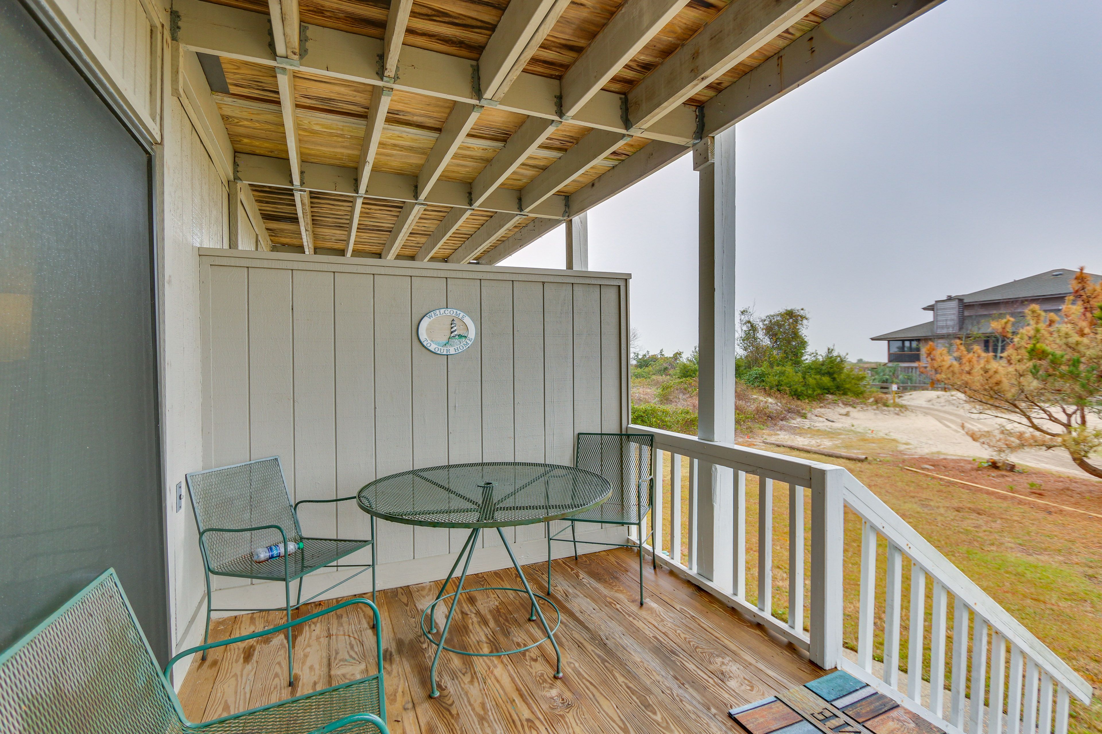 Private Deck | Outdoor Dining | Marsh Views