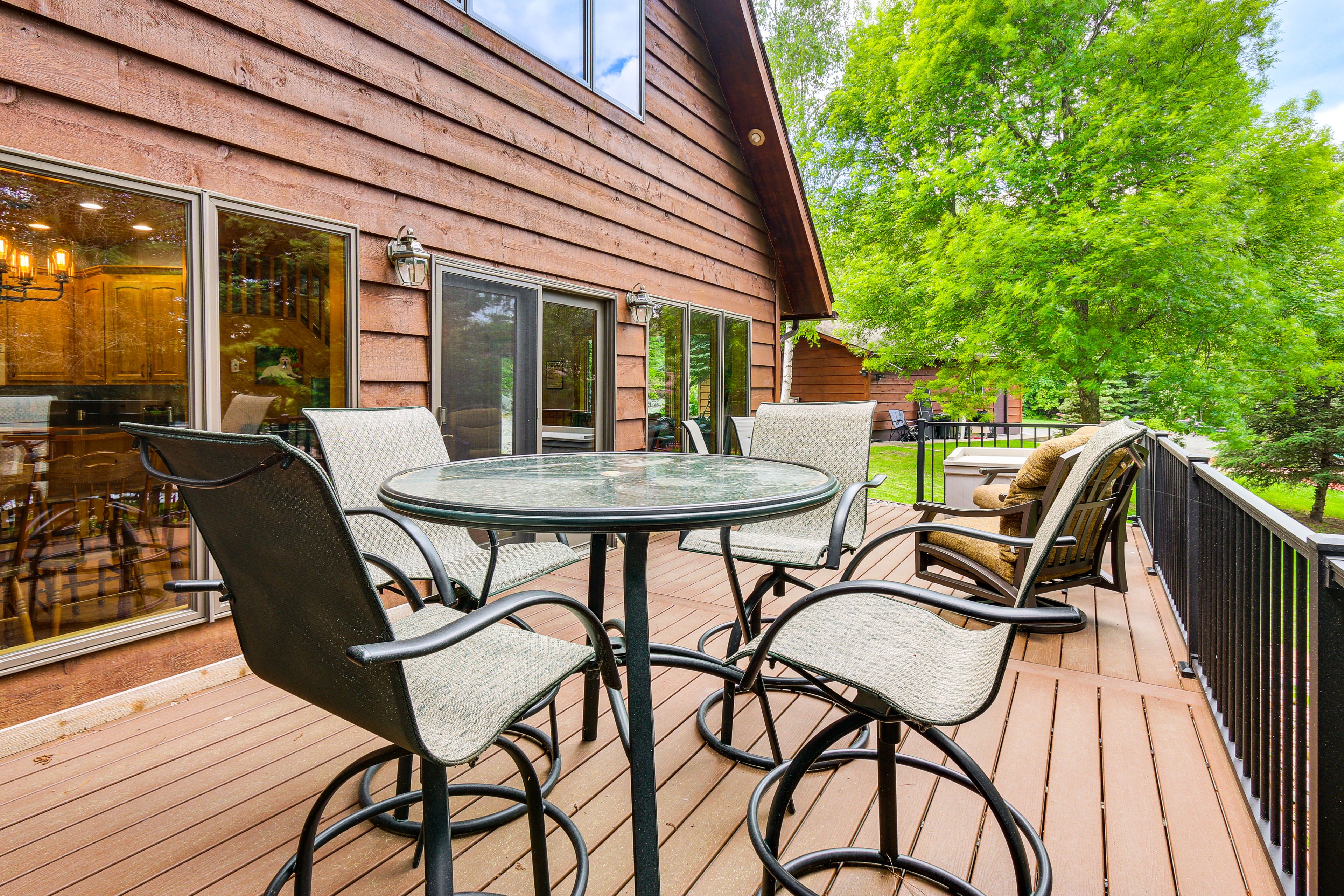 Private Deck | Outdoor Dining Area | Gas Grill