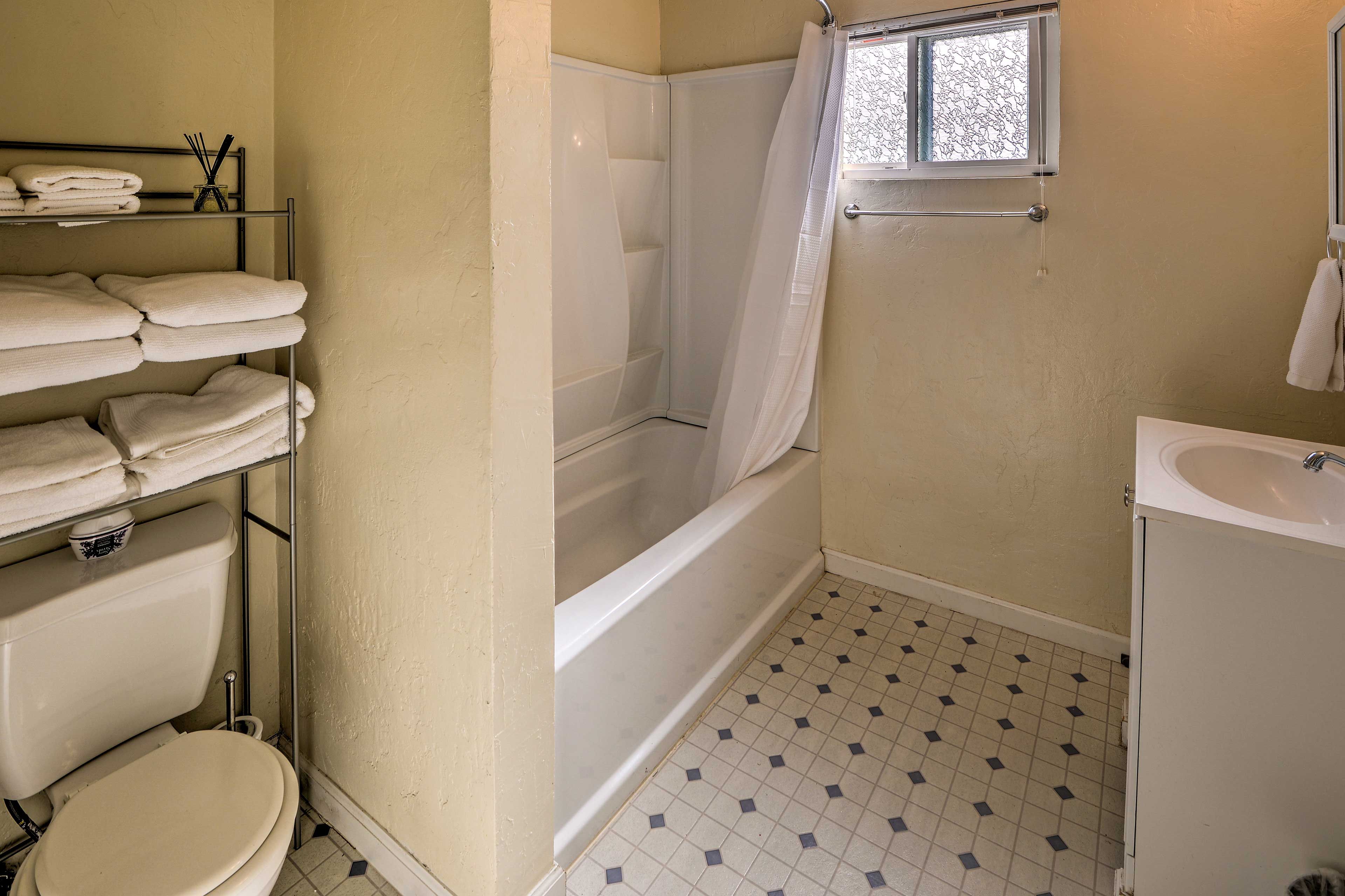 Grab a fresh towel and head to the shower.