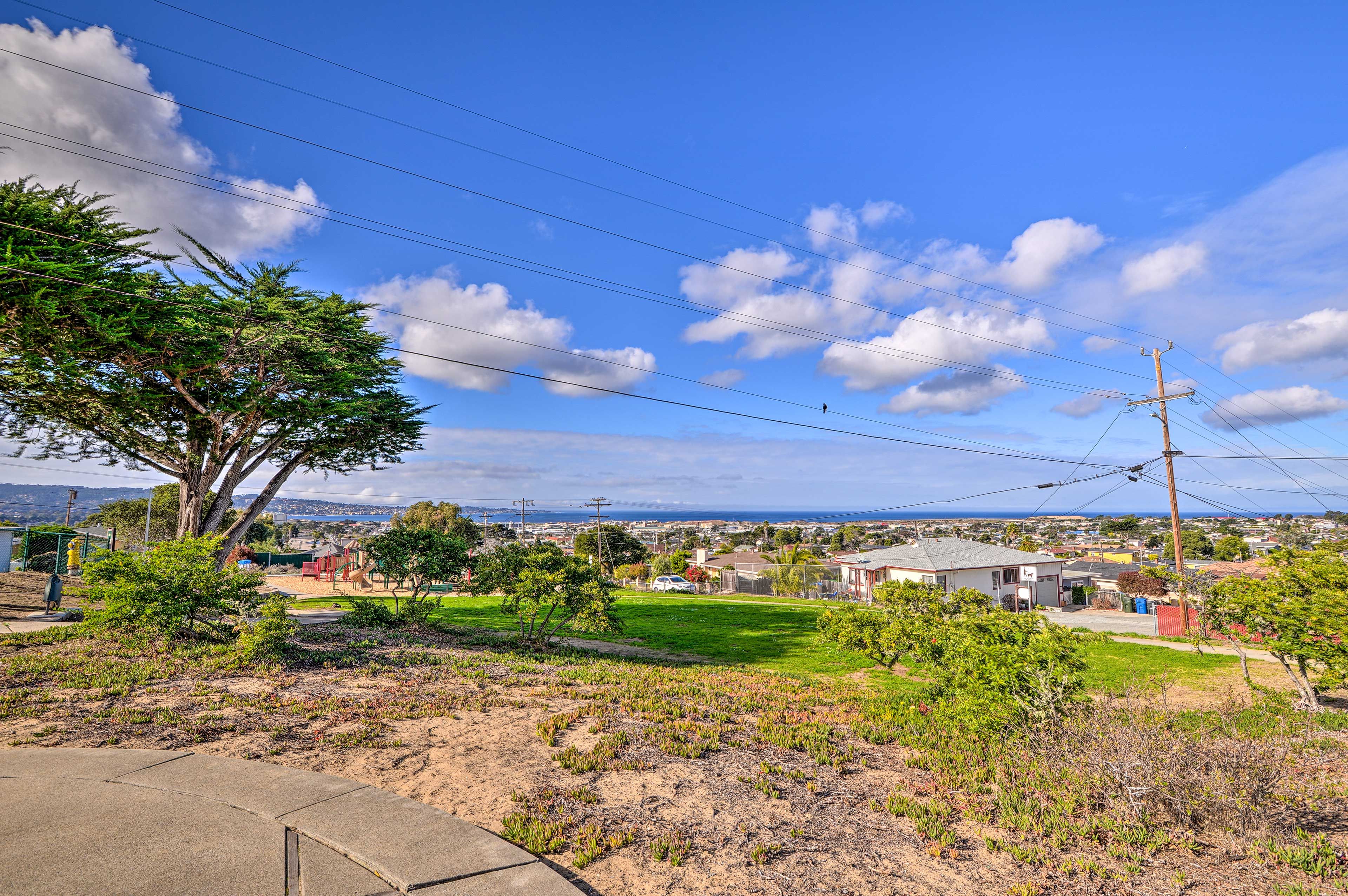 Take in the coastal views!