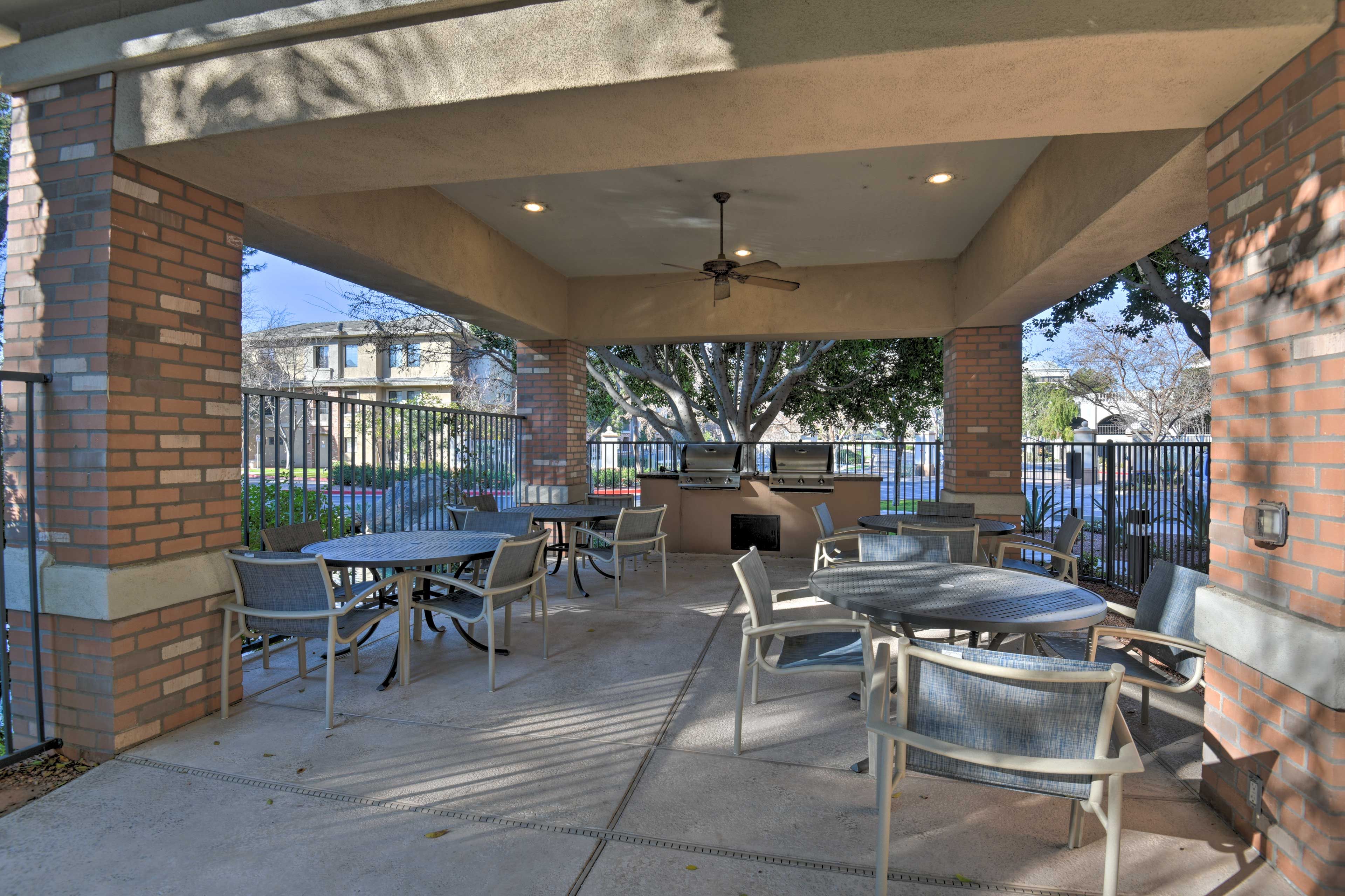 Bring some food to the grill and have a delicious meal outside!