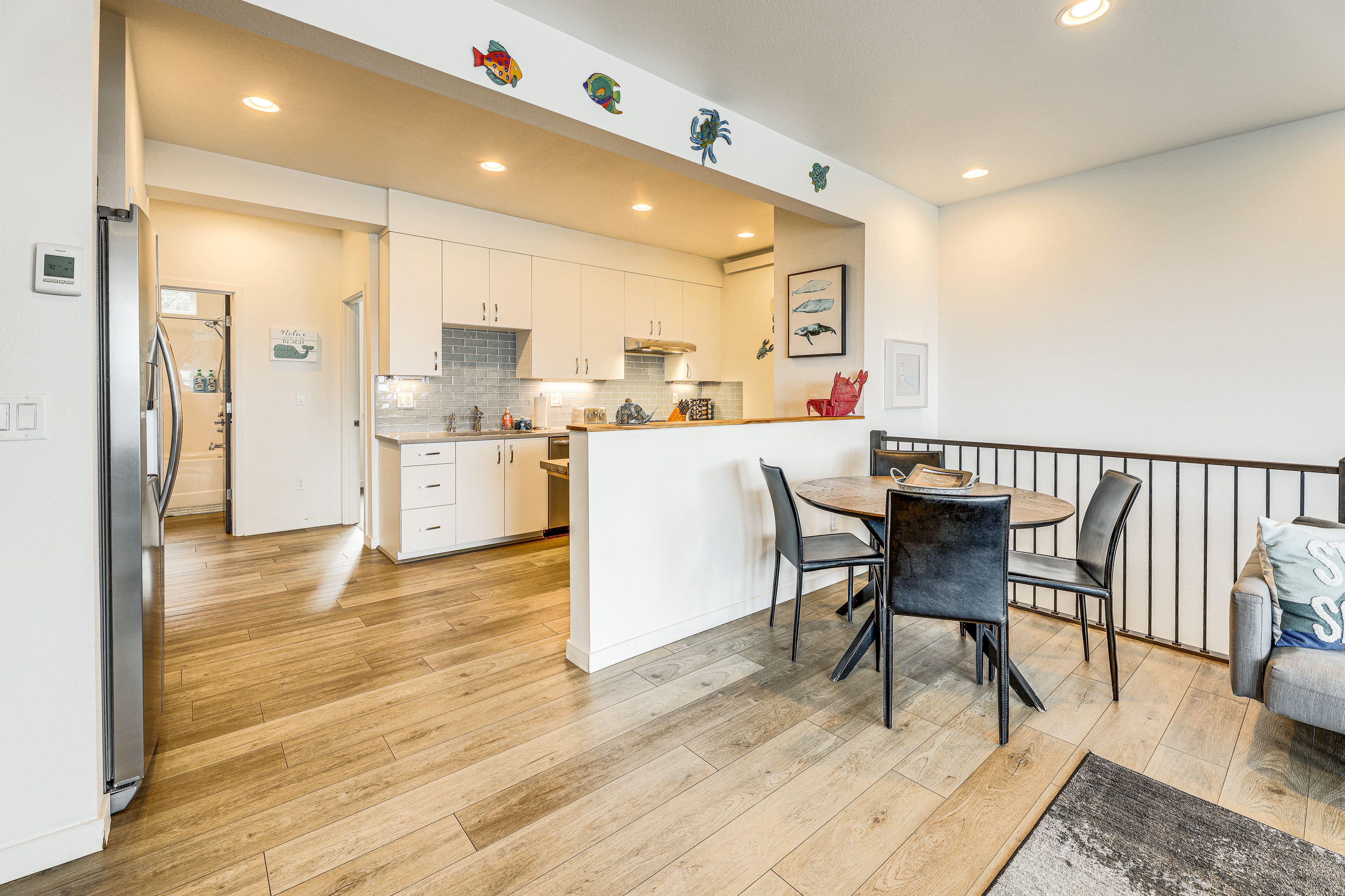 Dining Area | Dishware/Flatware Provided | Wine Cooler | 2nd Floor