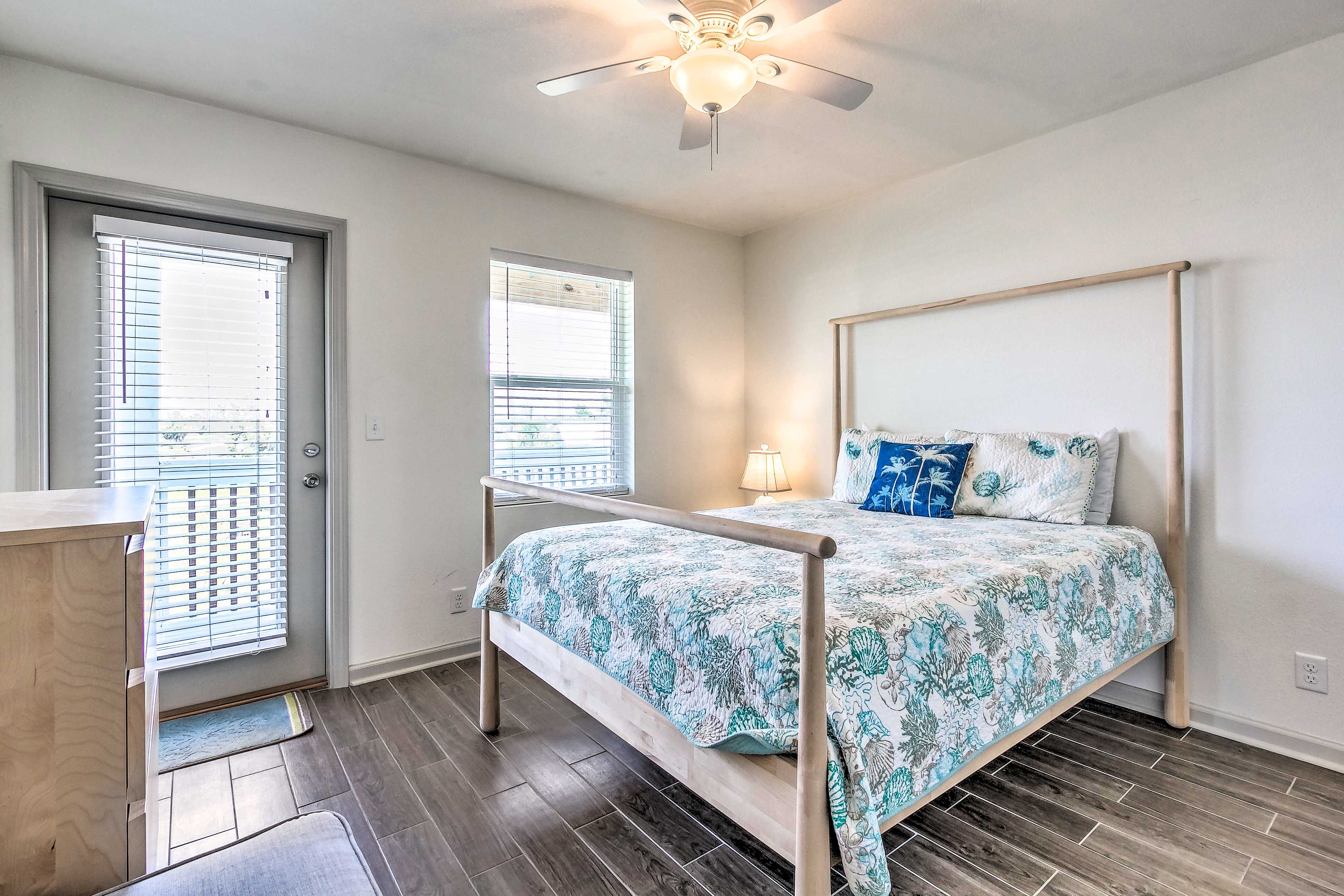 Bedroom 2: Queen Bed | Balcony Access