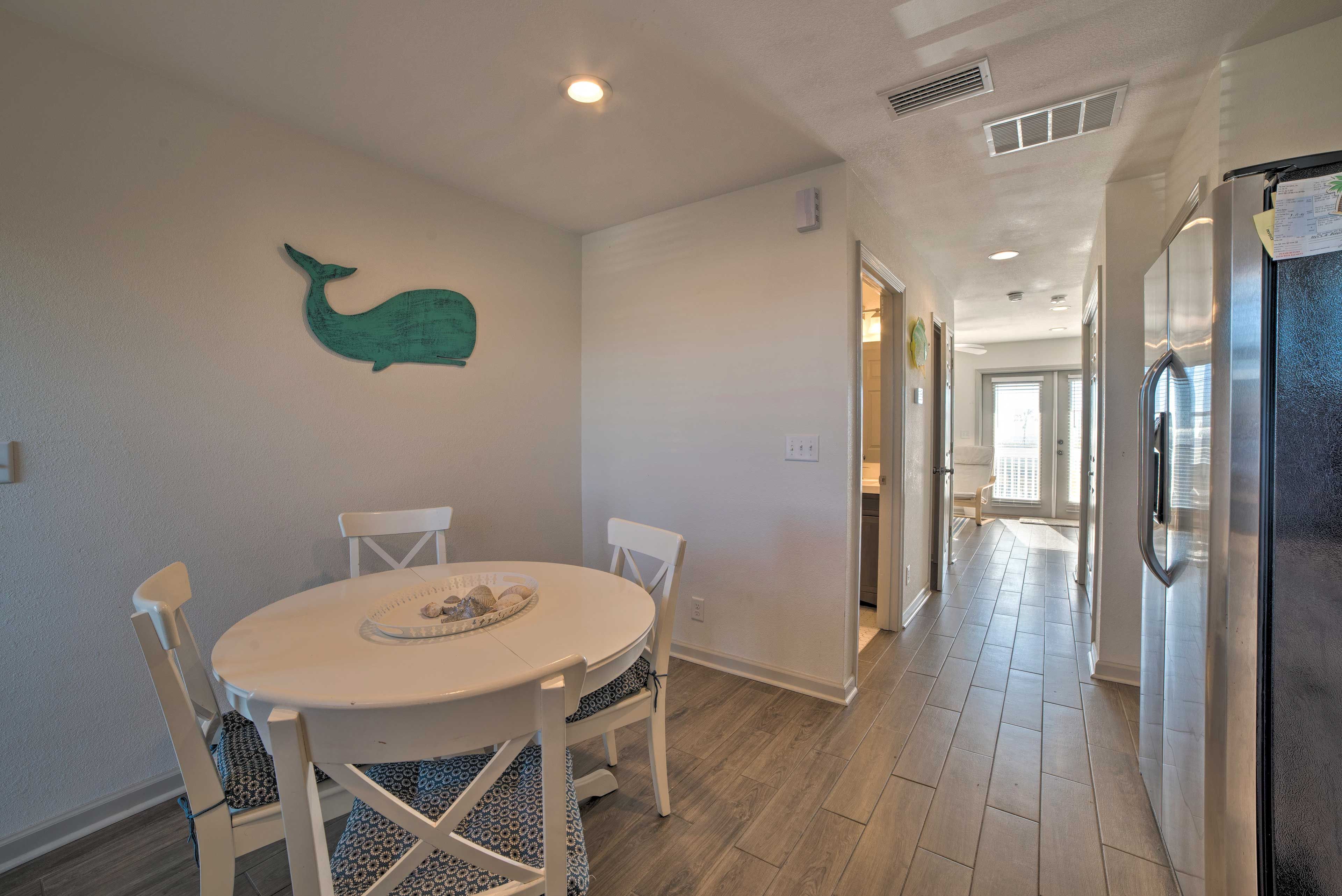 Dining | Breakfast Table | Dishware & Flatware Provided