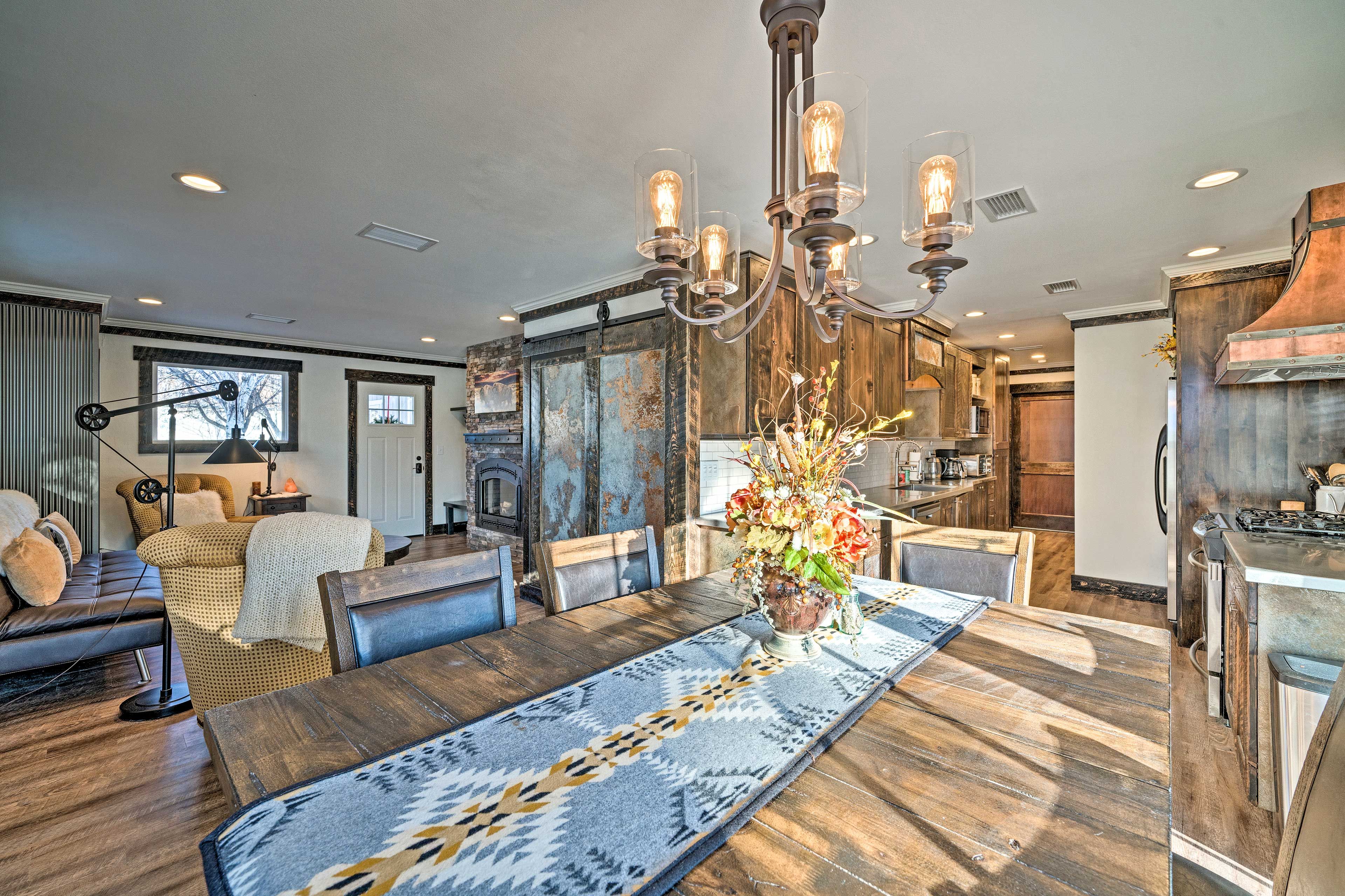 Sleeping 4, this vacation rental has plenty of room for everyone to spread out.