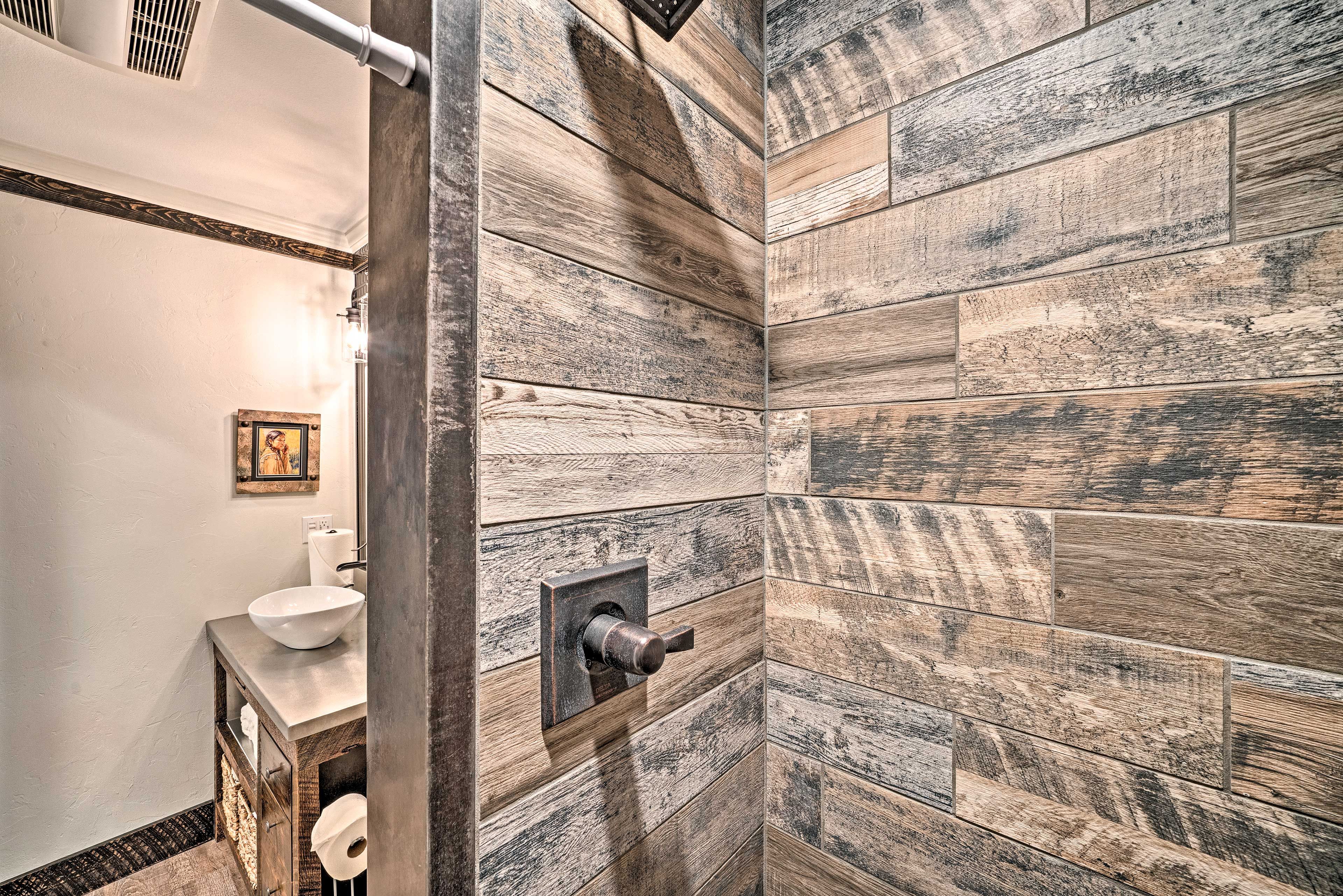 Turn up the heat for a steamy shower.