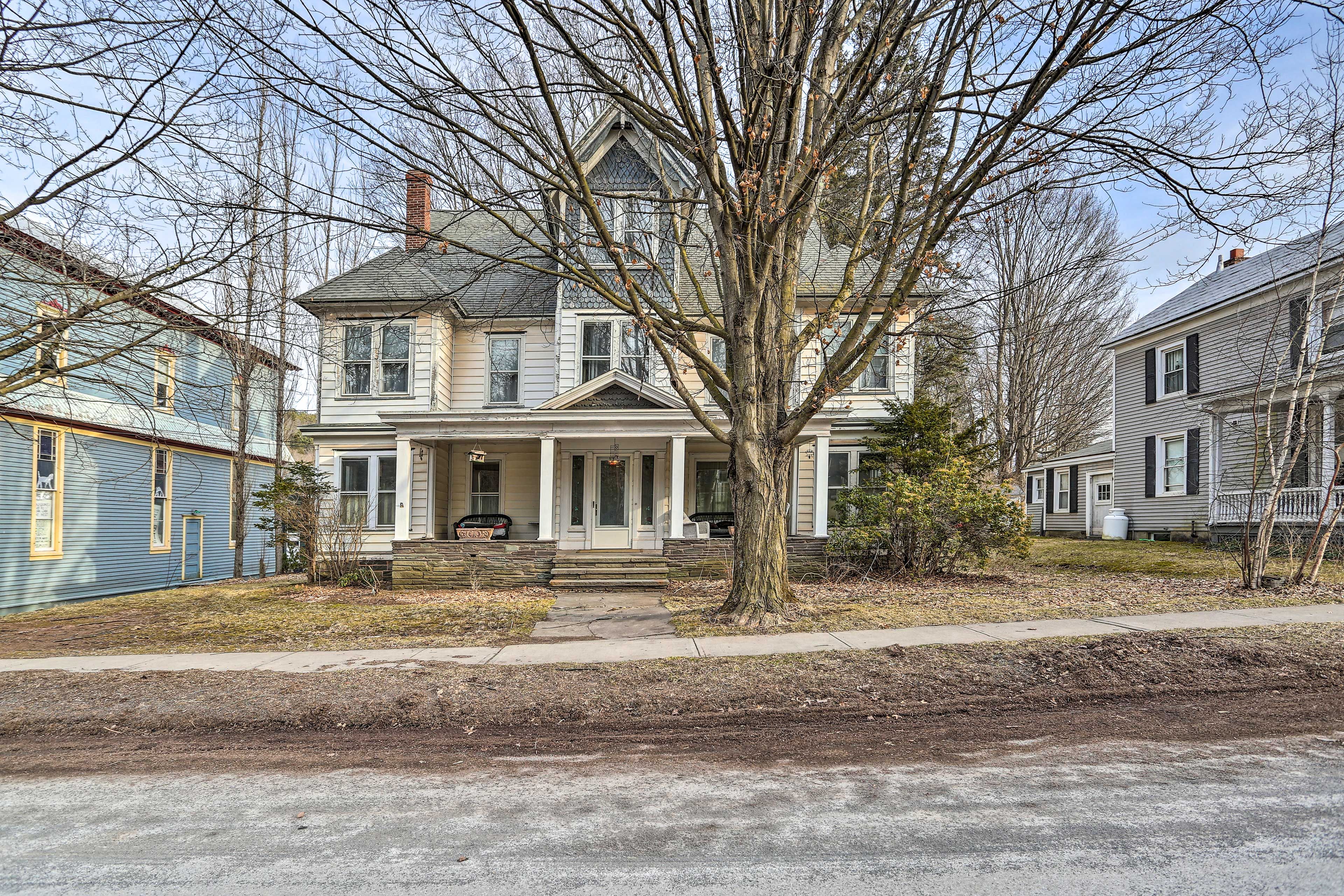 Walk less than a mile into town for dining and small-town hospitality!