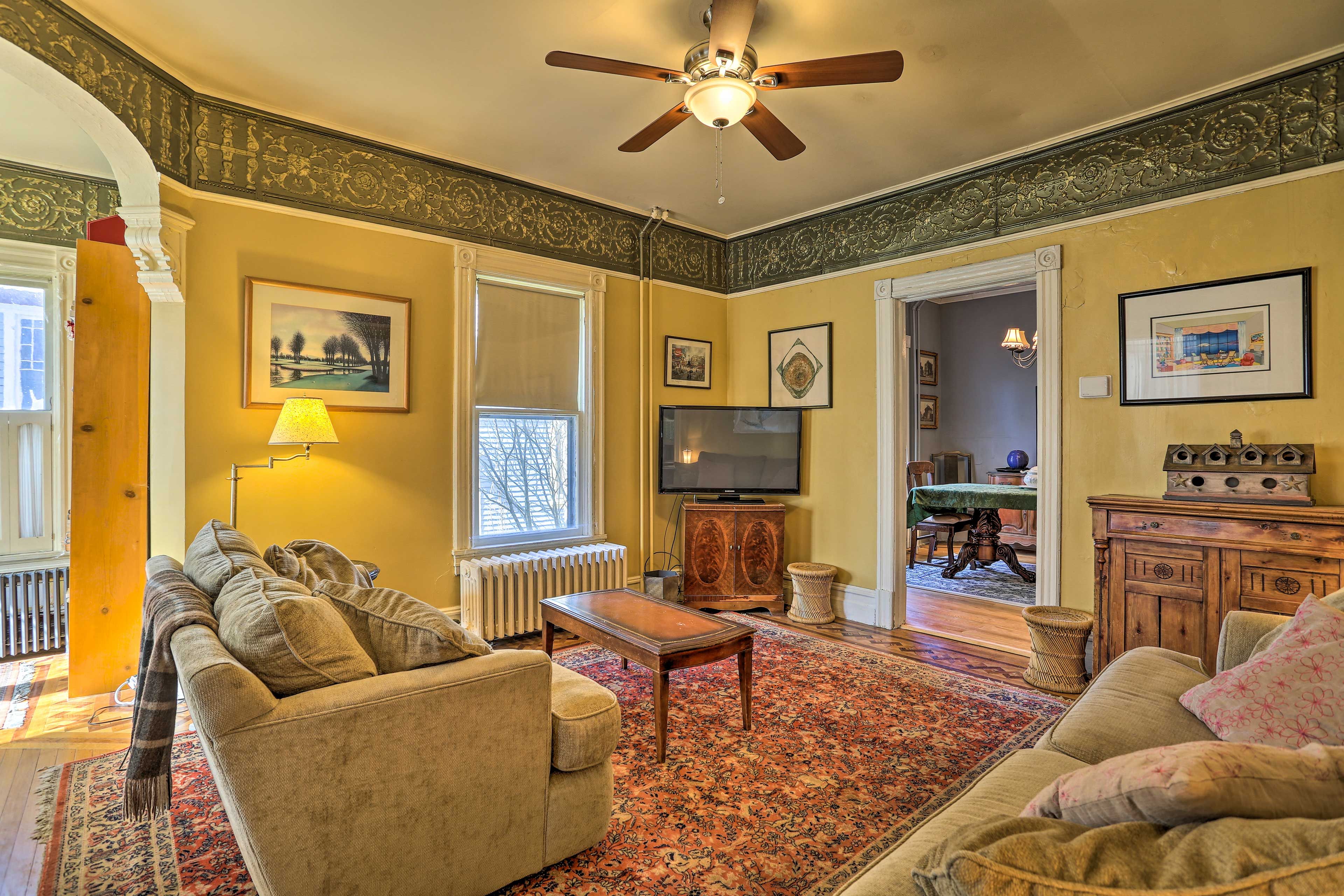 Stay at this Roxbury home for a weekend of history and small-town charm!