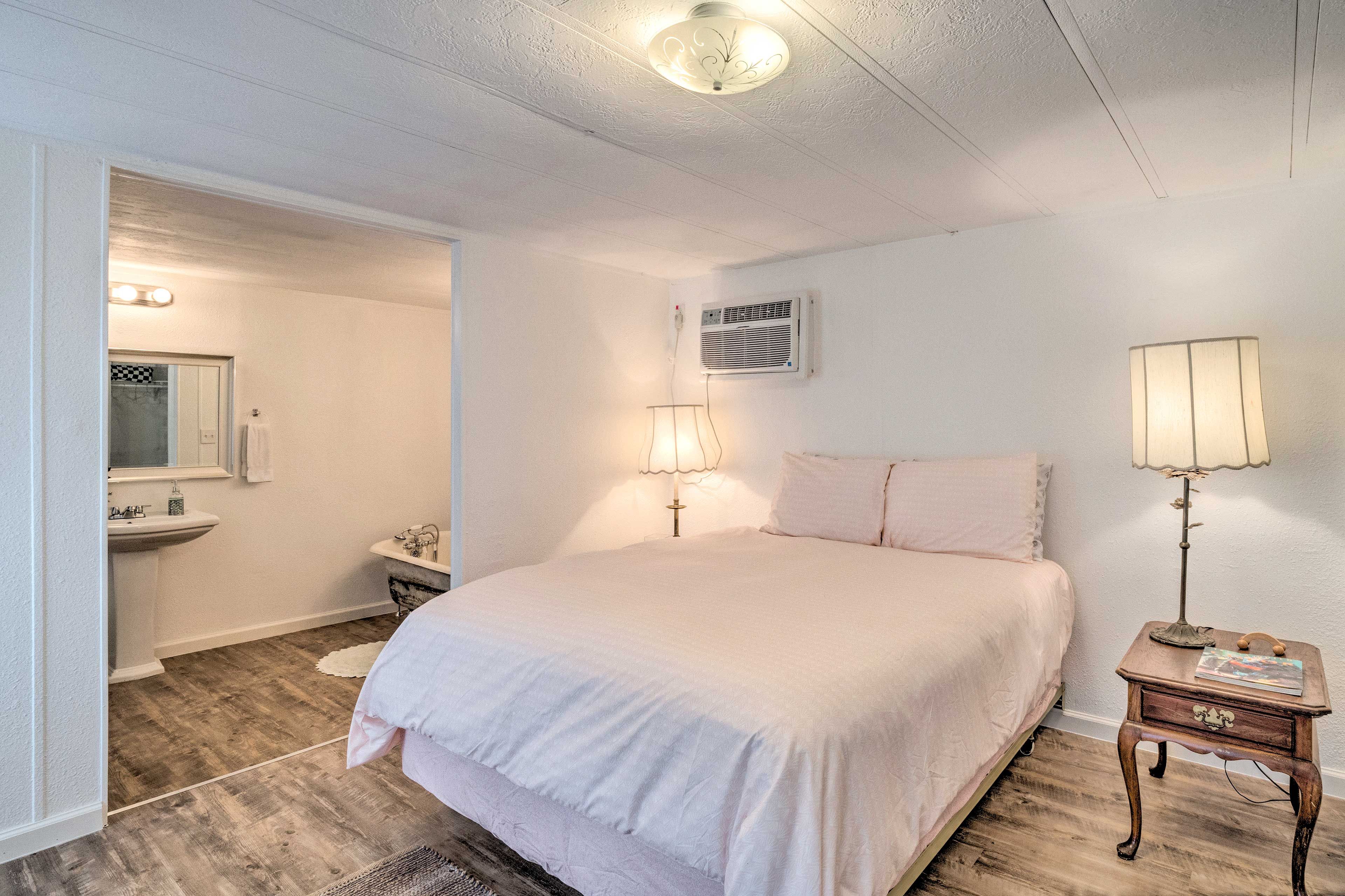 Cozy up with fresh linens each night.