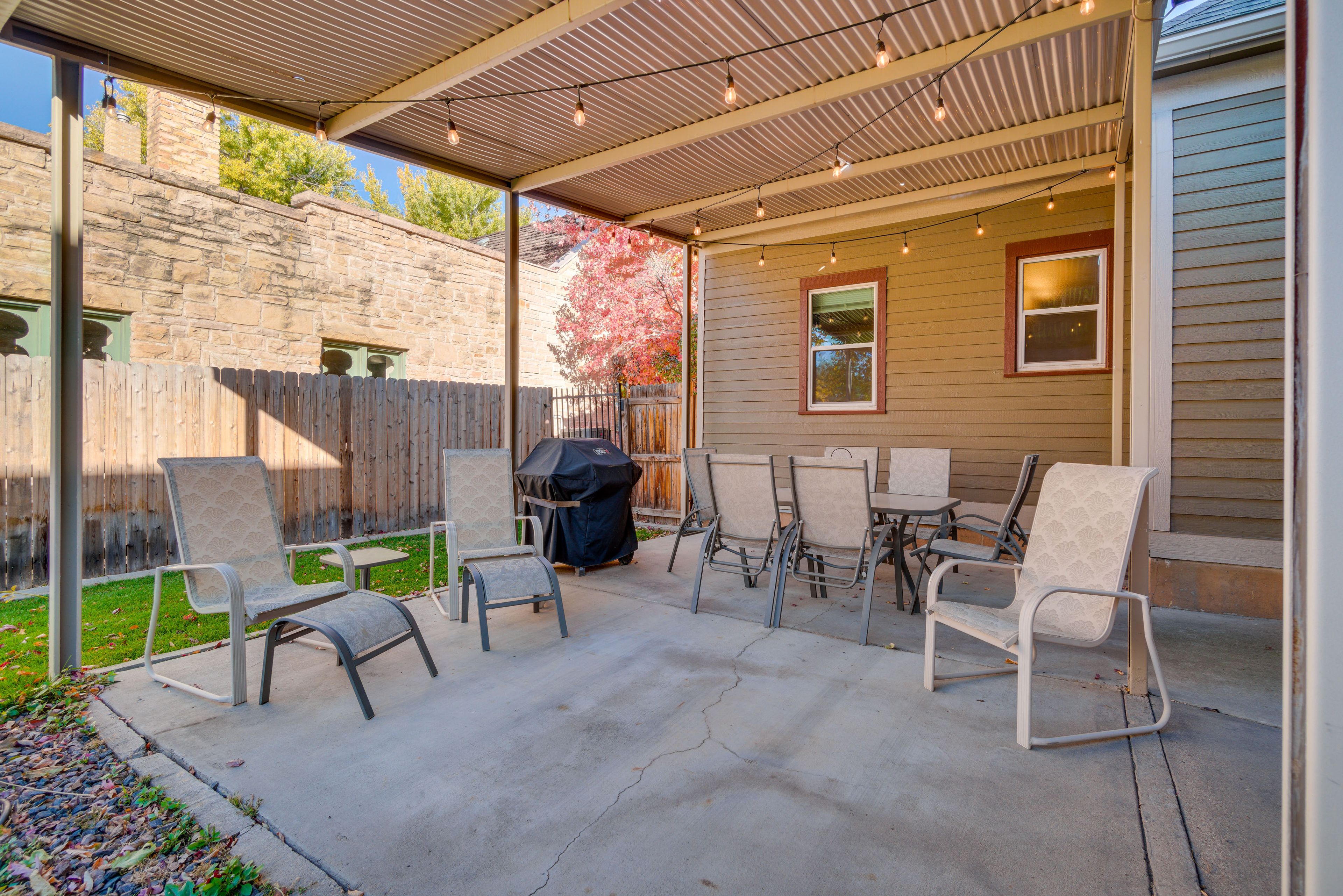 Private Covered Patio