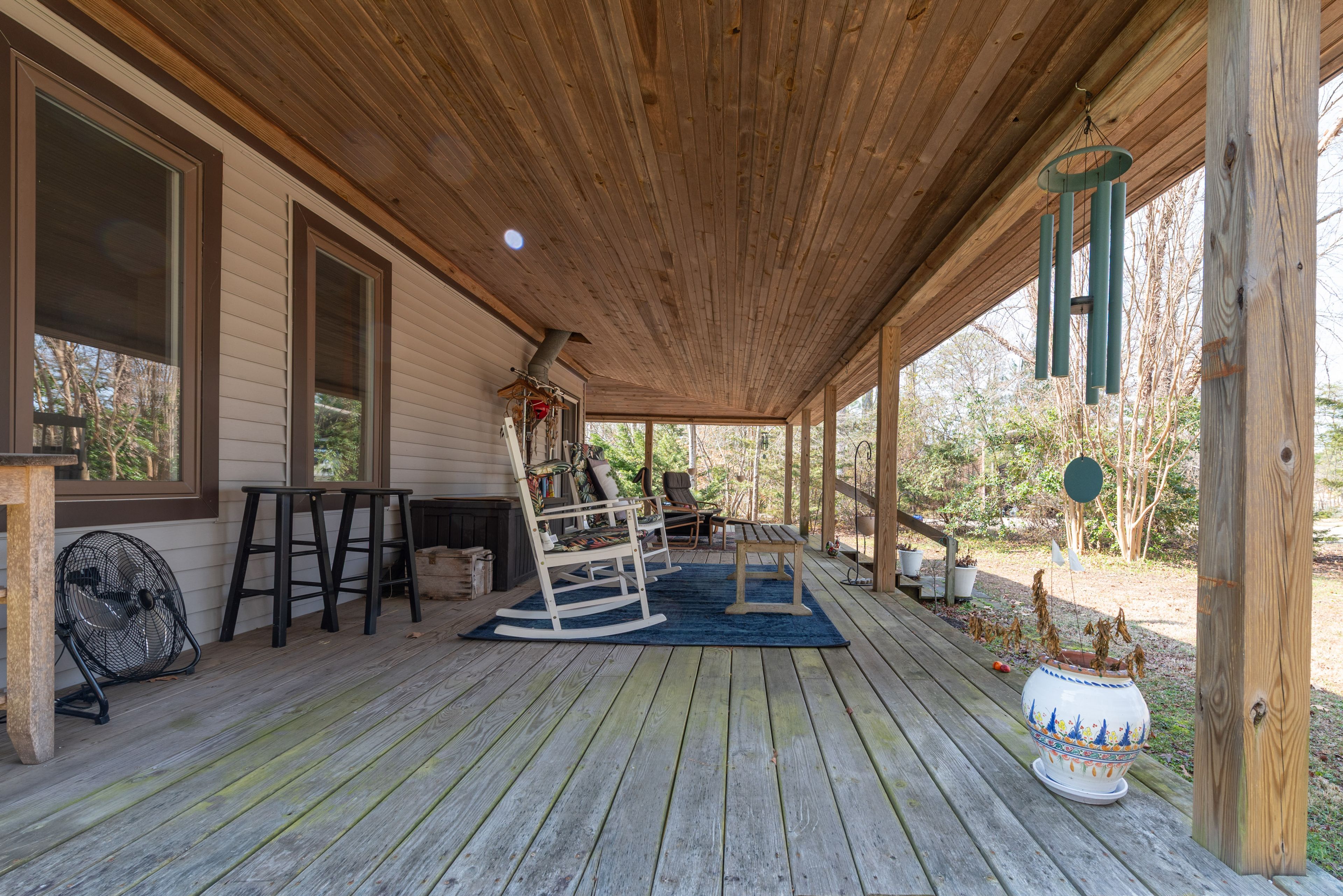 Covered Porch | Gas Grill