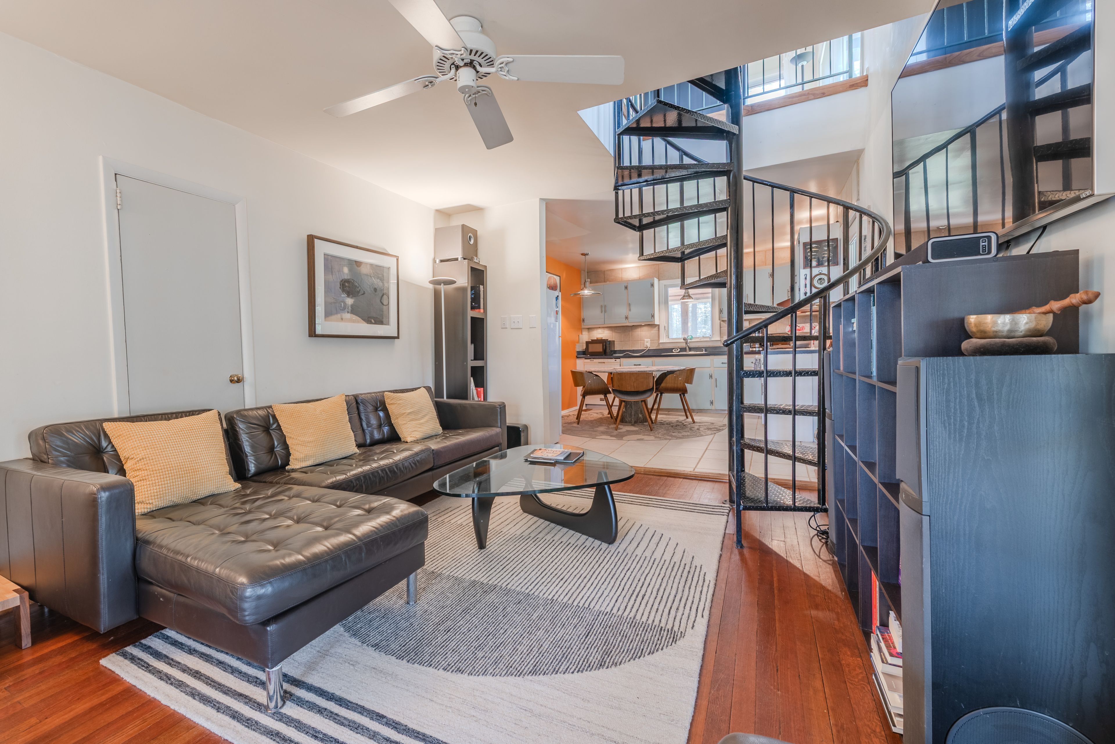 Modern Interior | Smart TV | Wood-Burning Fireplace