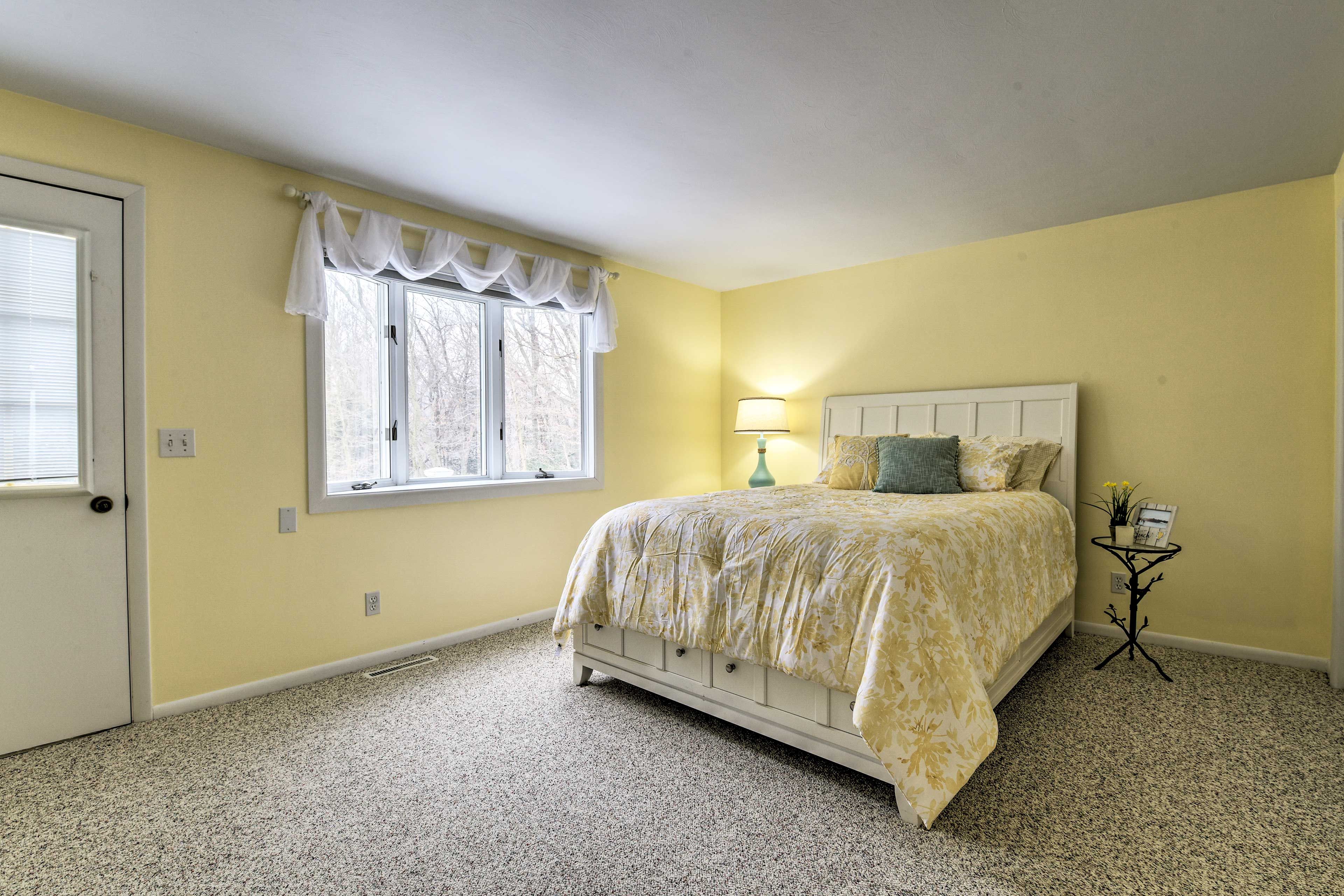 Bedroom 2 holds a queen bed.