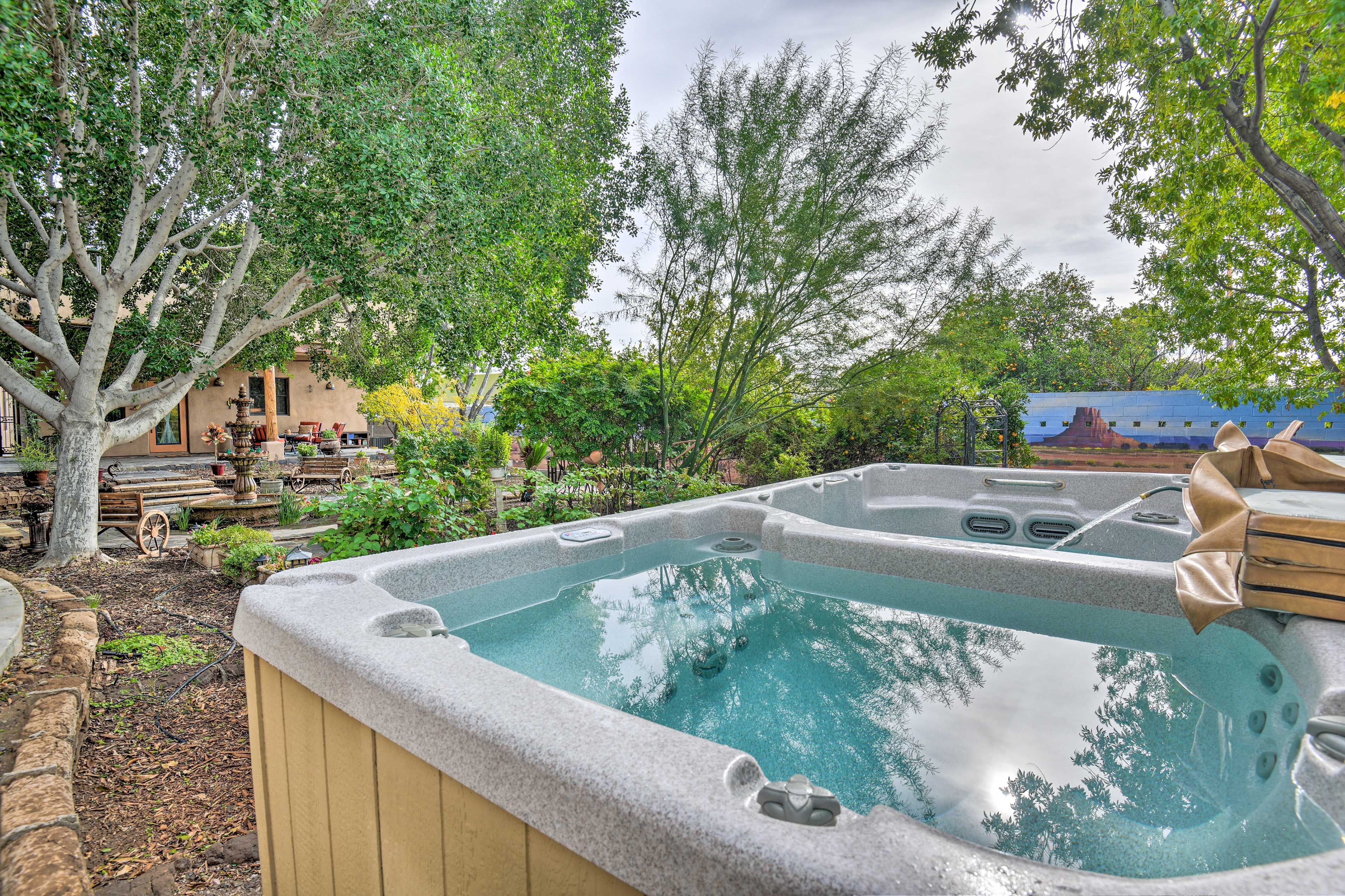 Shared Hot Tub