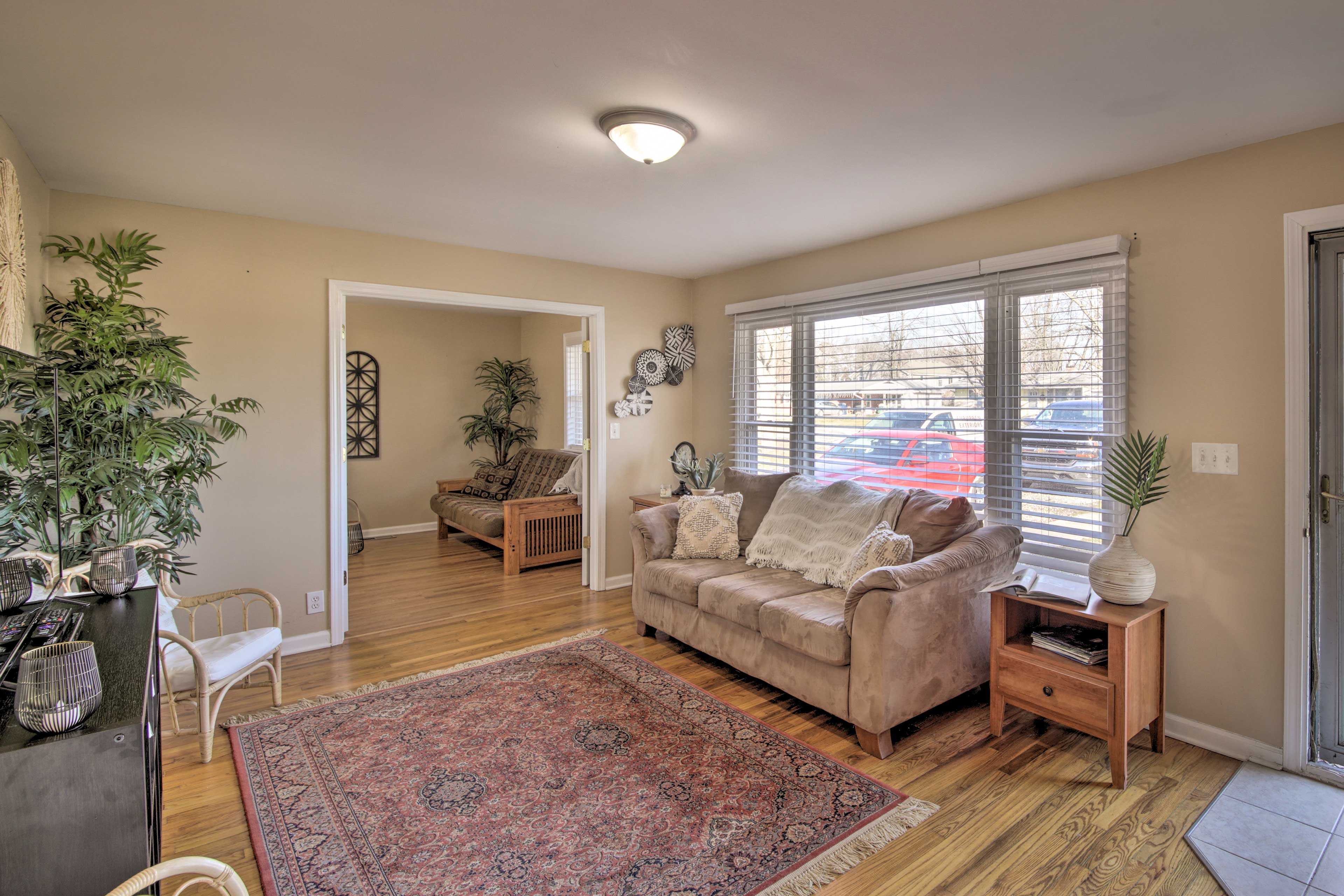You're sure to love the hardwood floors!
