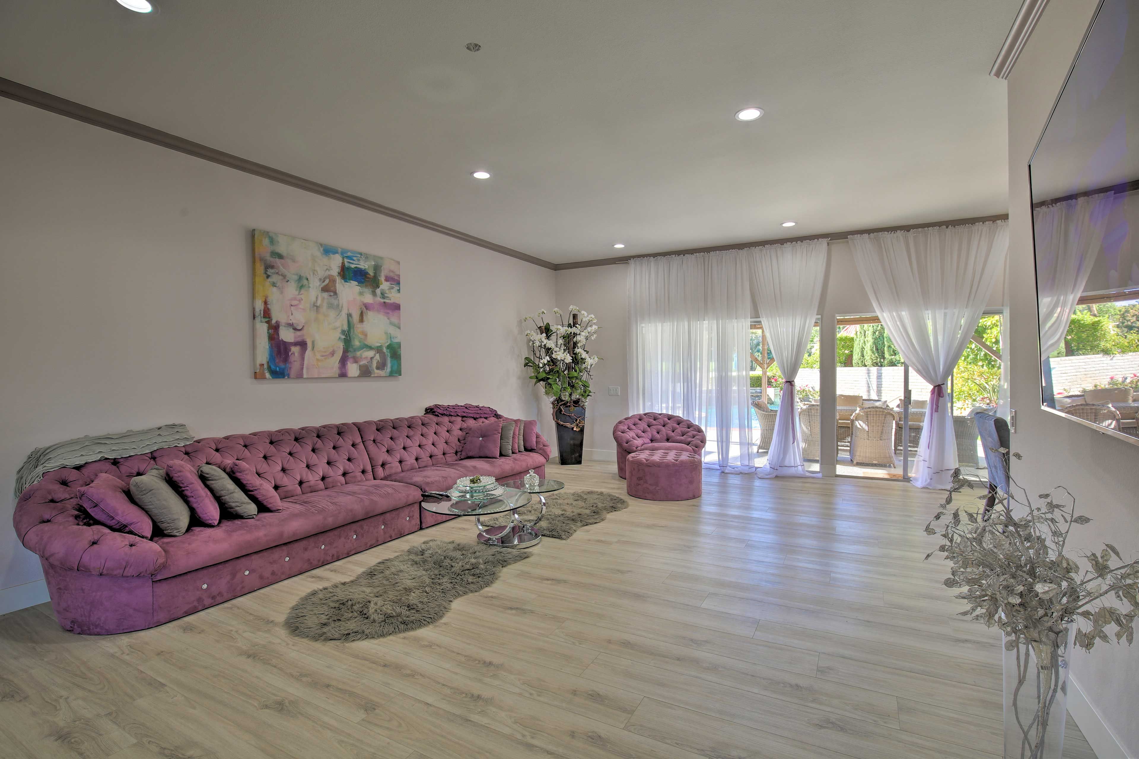 Prop your feet up for a relaxing evening at home!