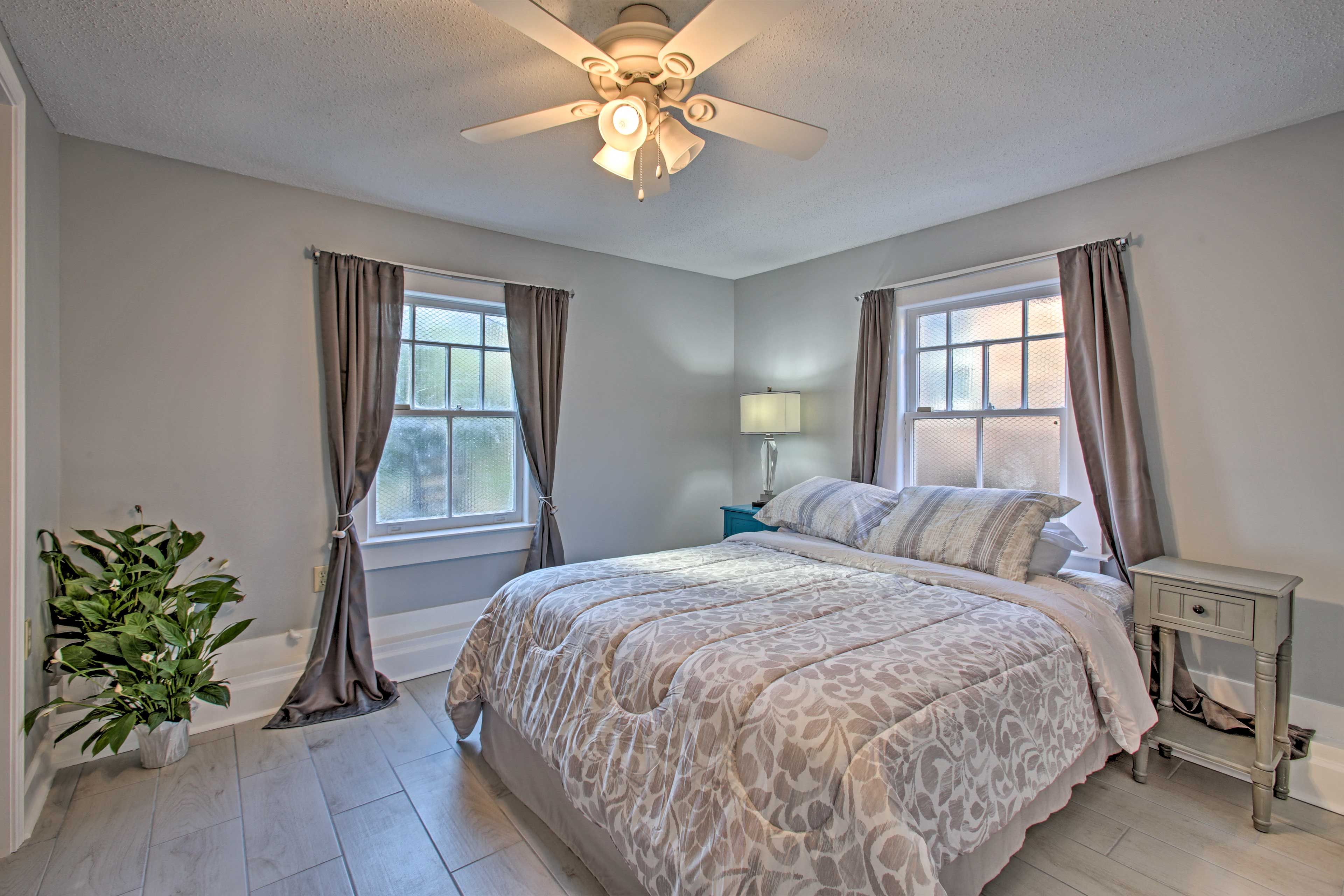 Wake up to natural sunlight each morning.