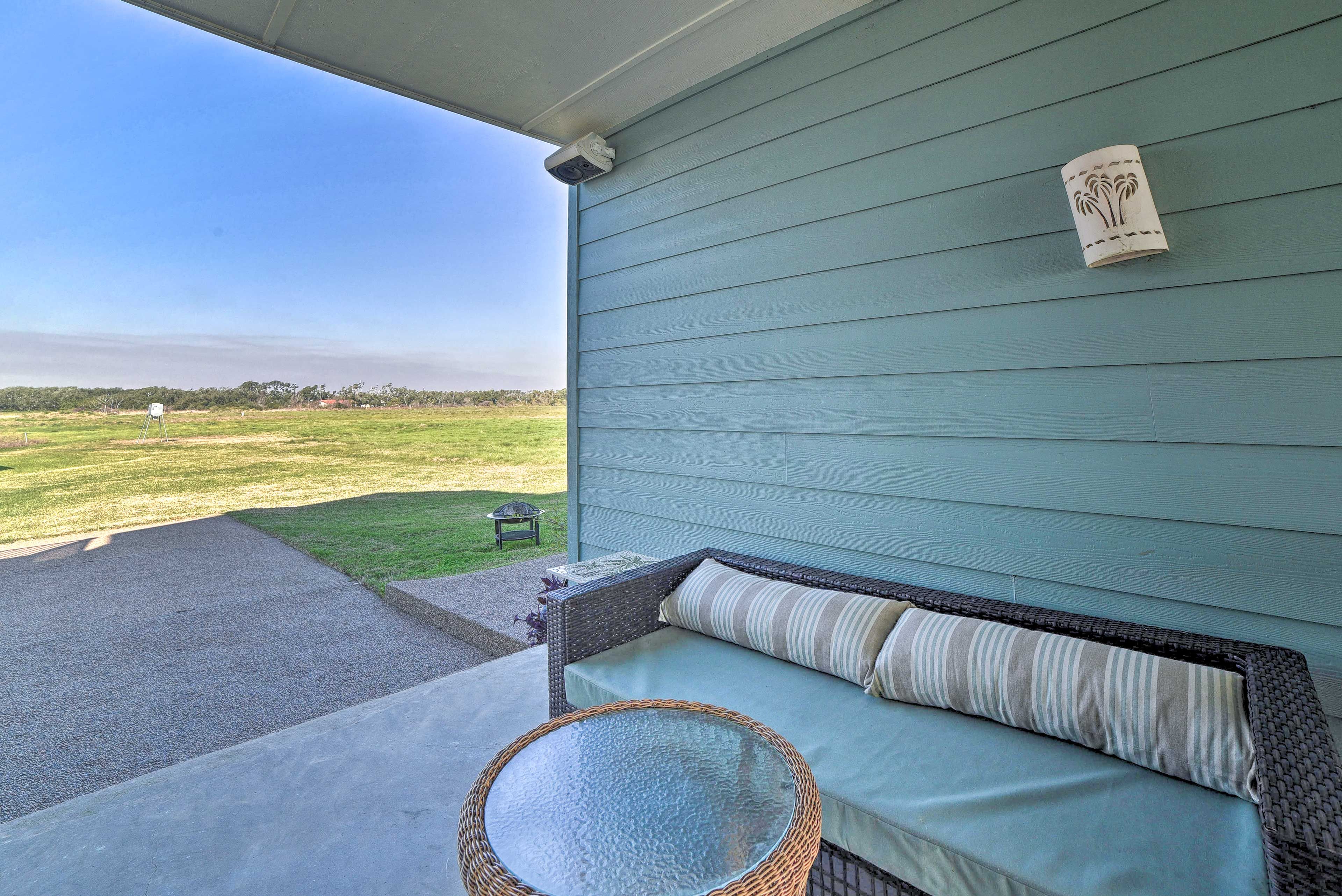 Take a stroll around the yard.