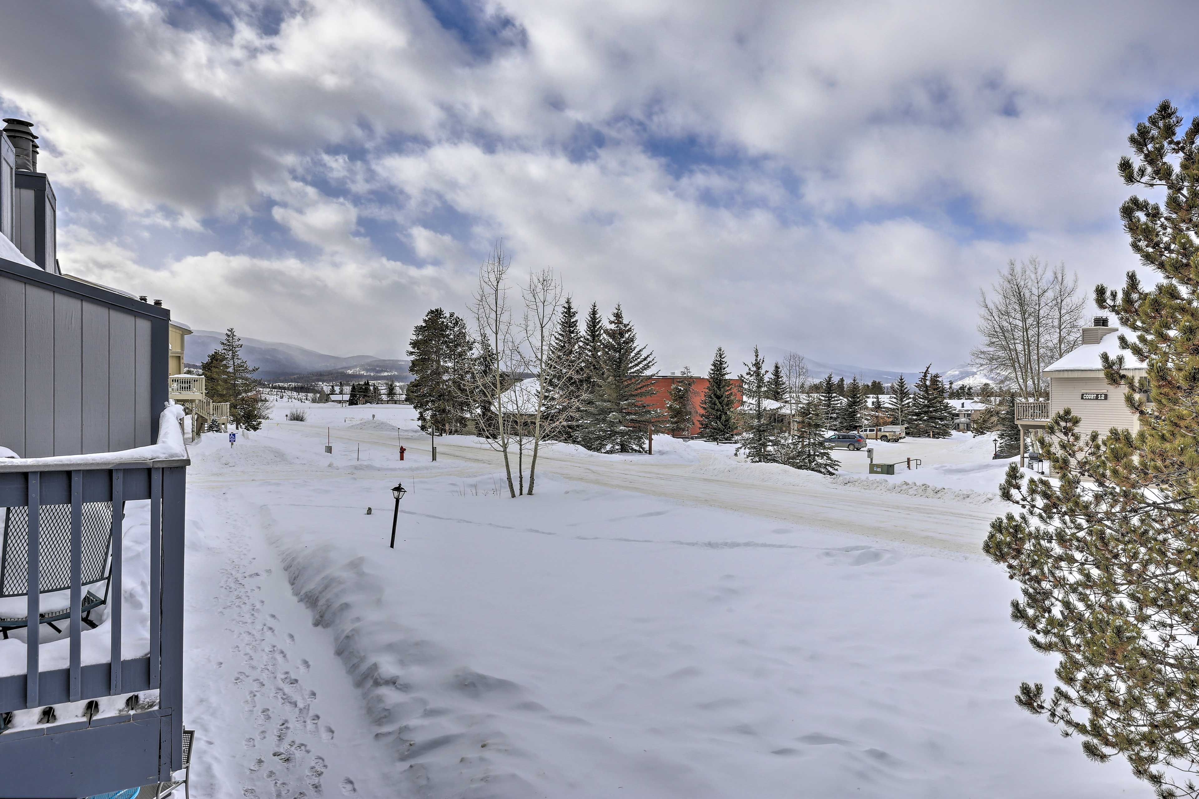 Breathe in the fresh air and explore the neighborhood.