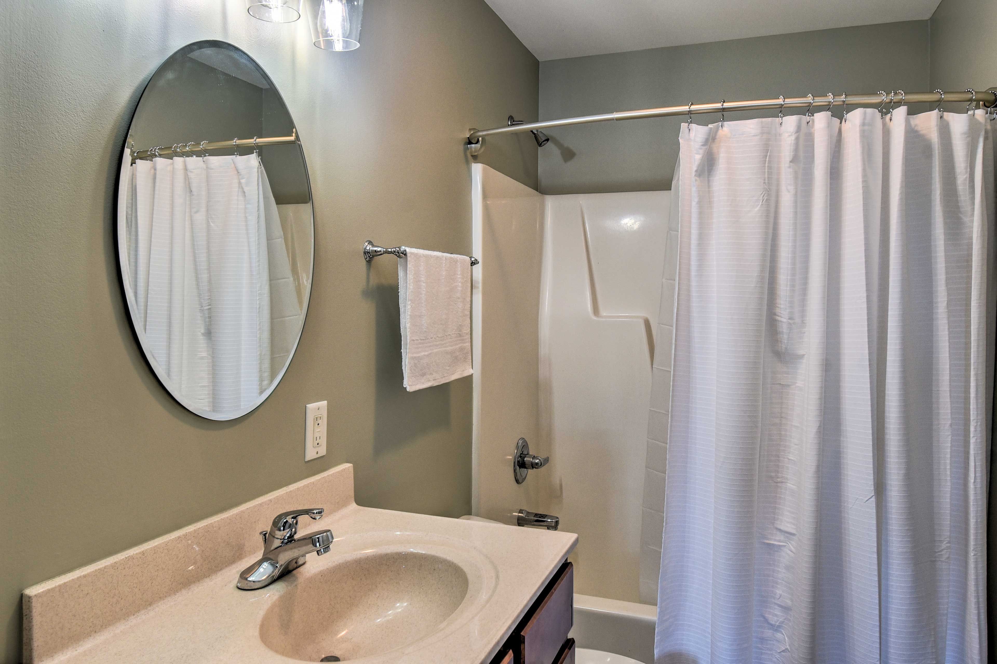 Fresh towels are provided for your stay.