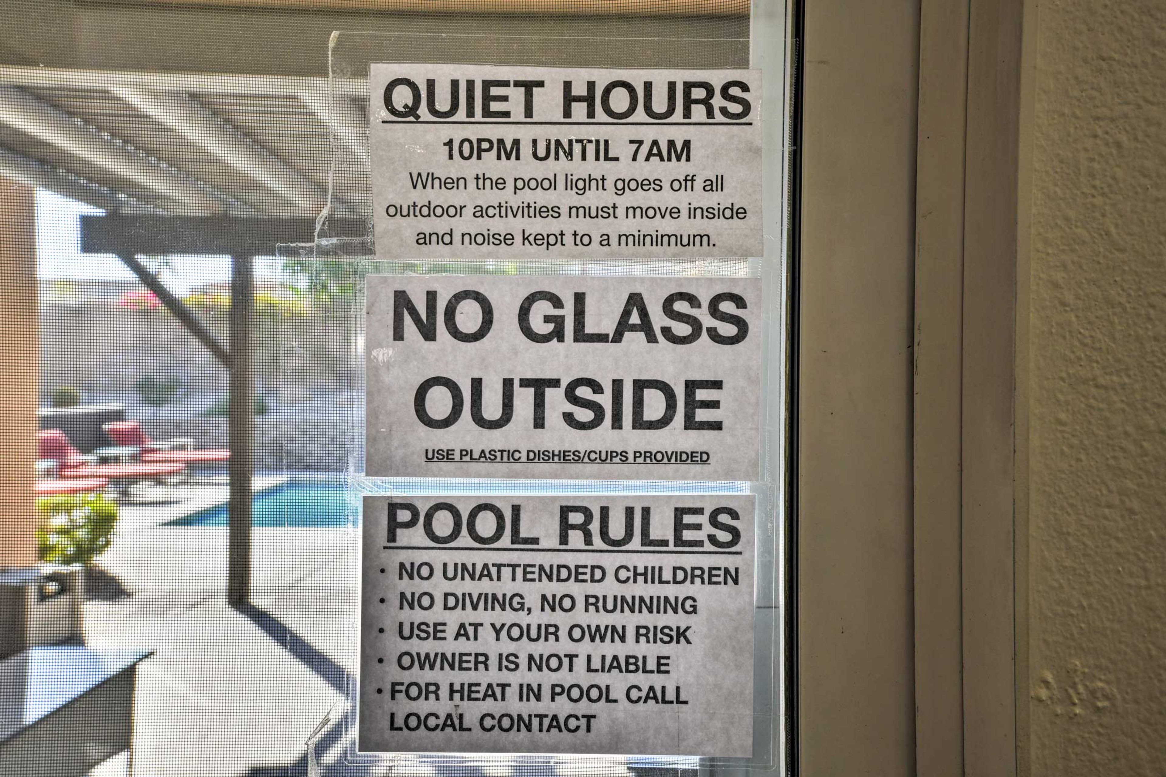 Pool Rules