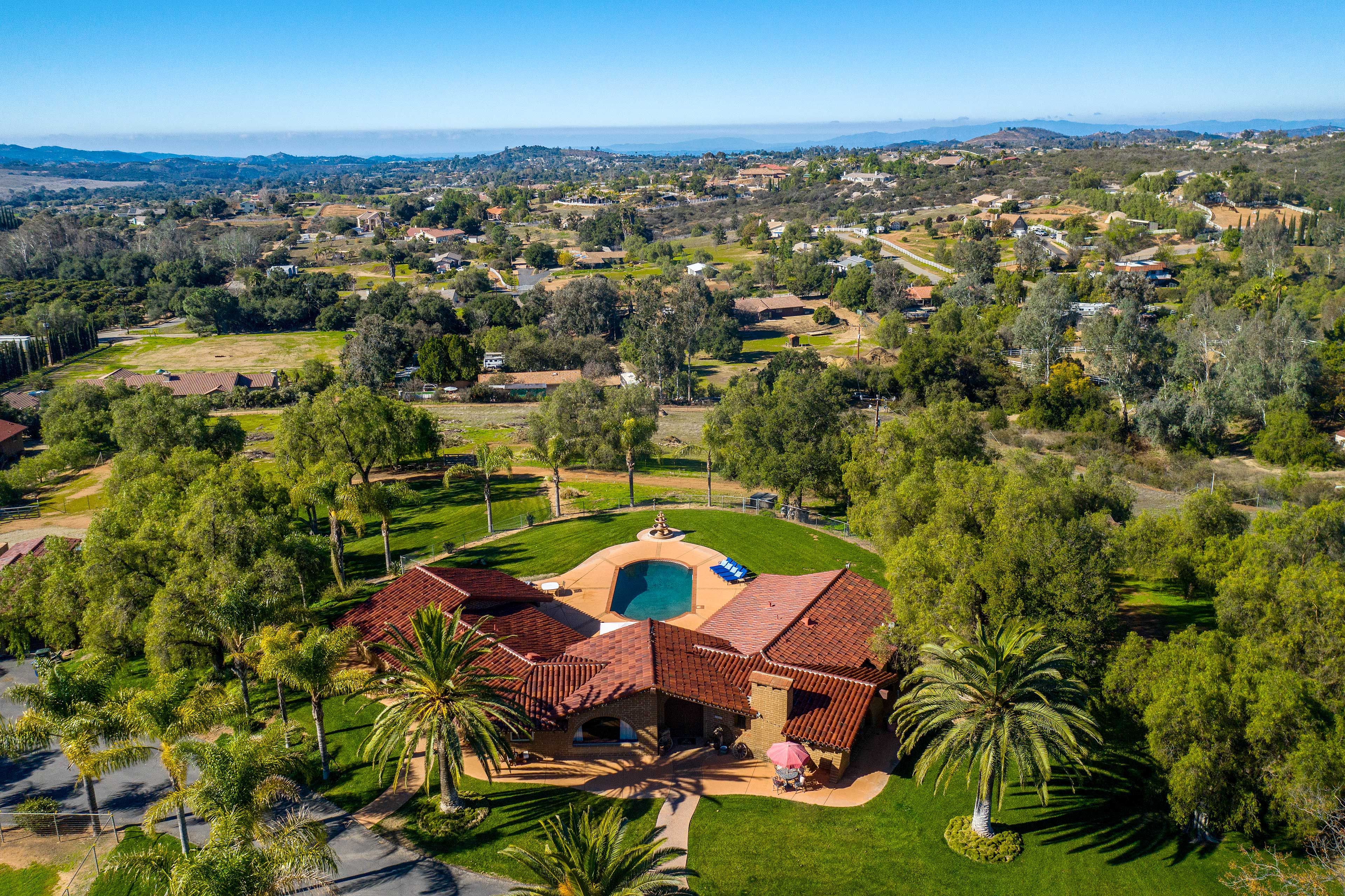 Call this expansive Valley Center villa home for your next getaway!
