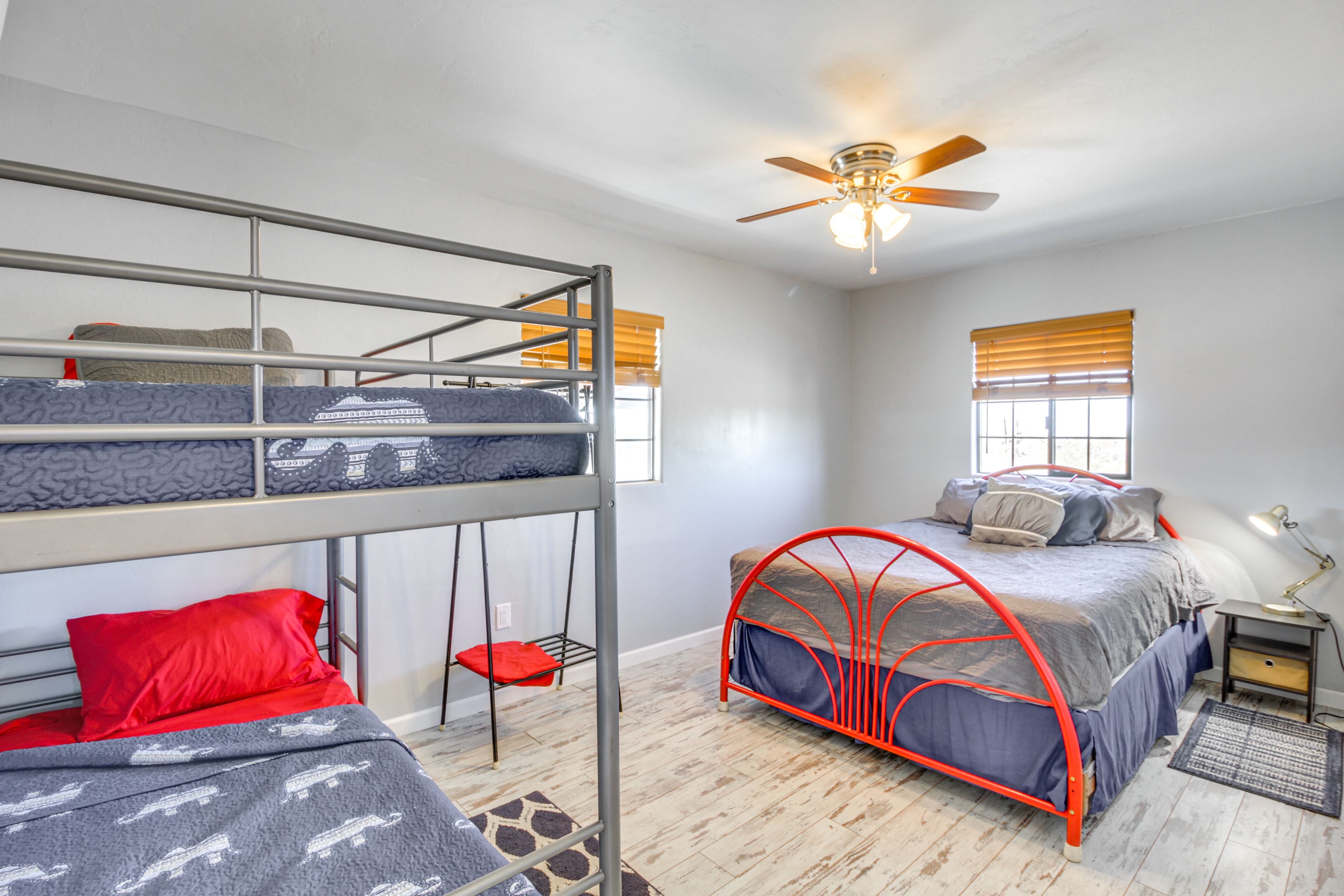 Bedroom 2 | Queen Bed | Twin Bunk Bed