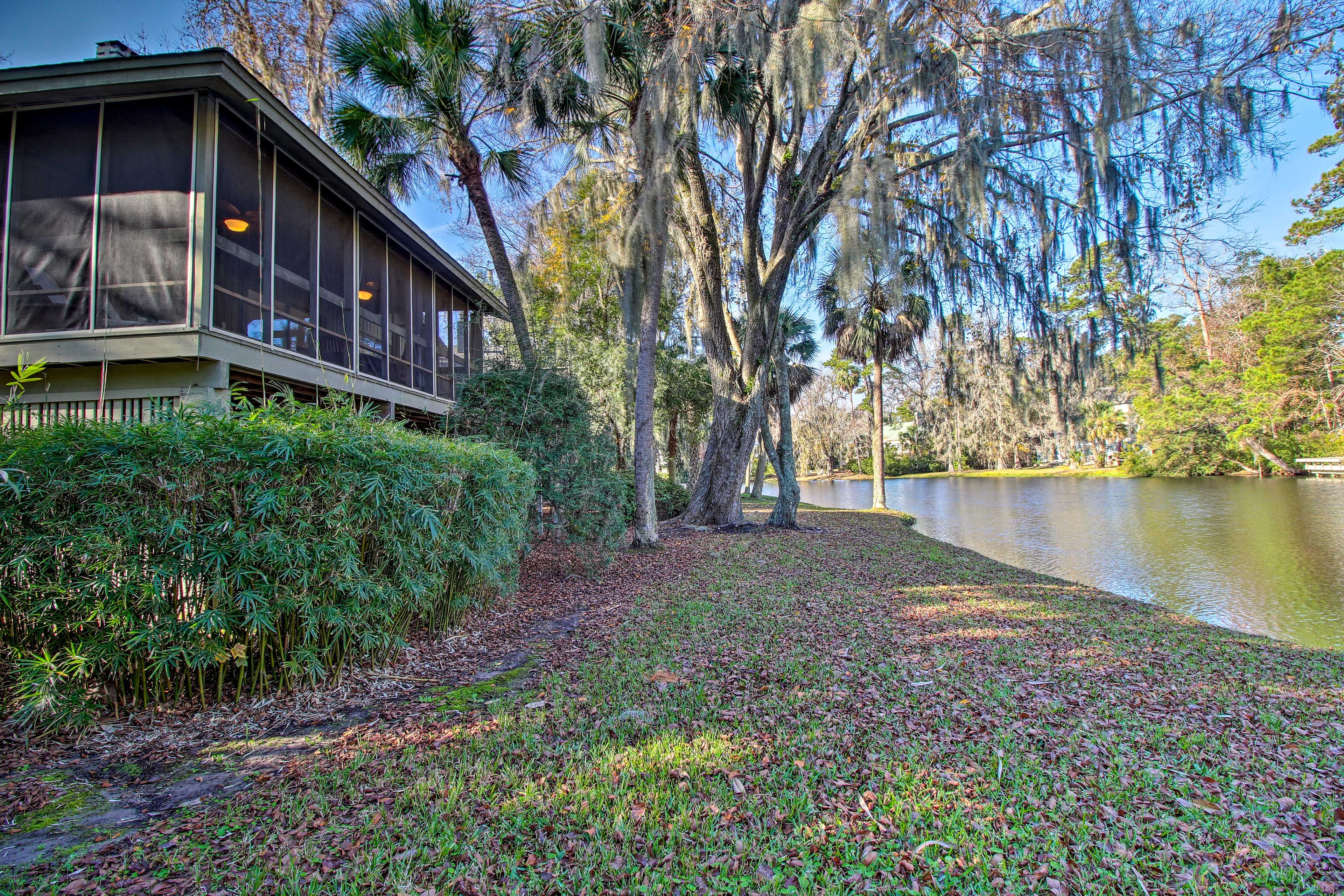 This vacation rental is merely 1 mile from the beach!