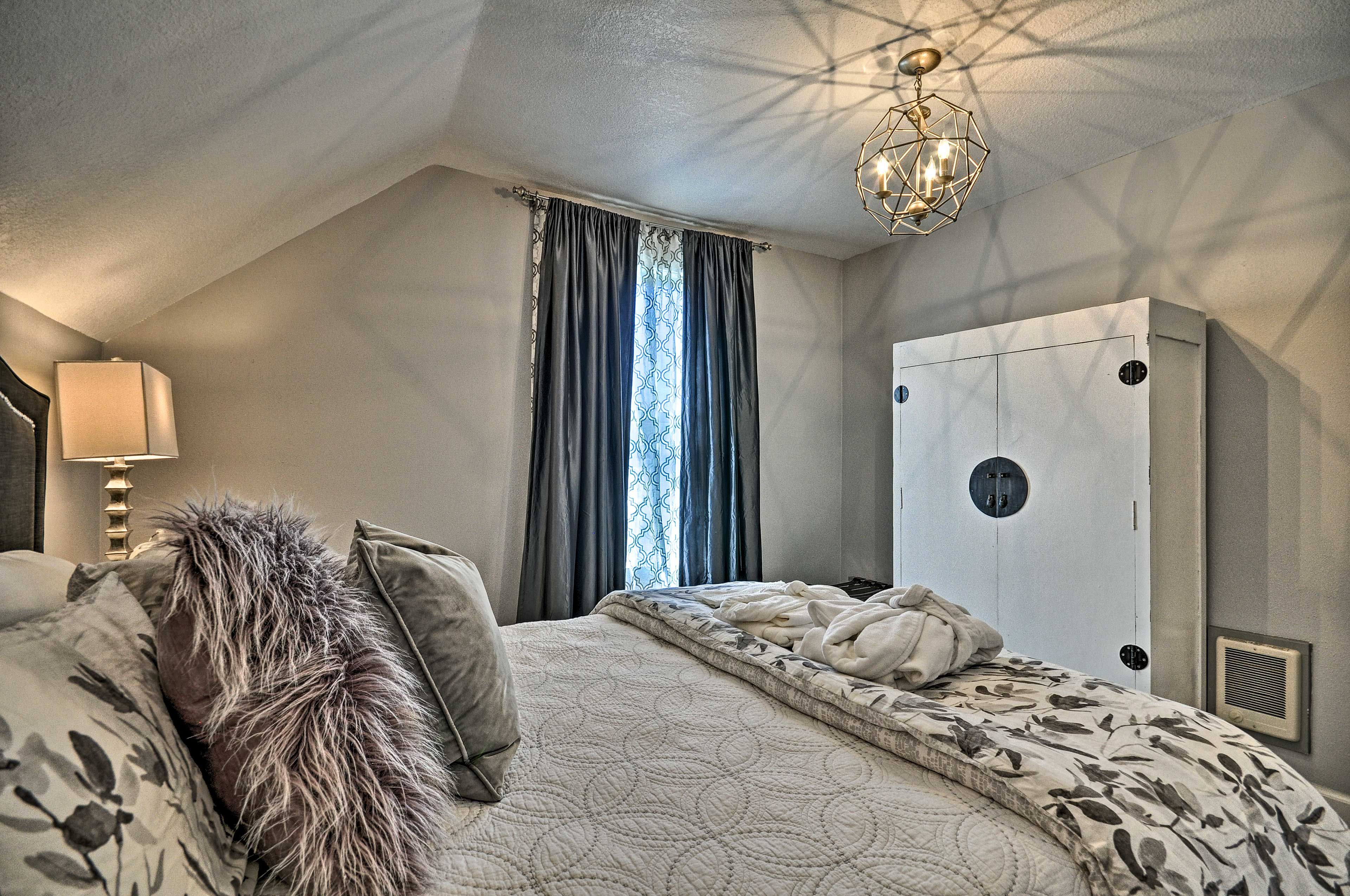 Close the curtains to sleep in all morning.