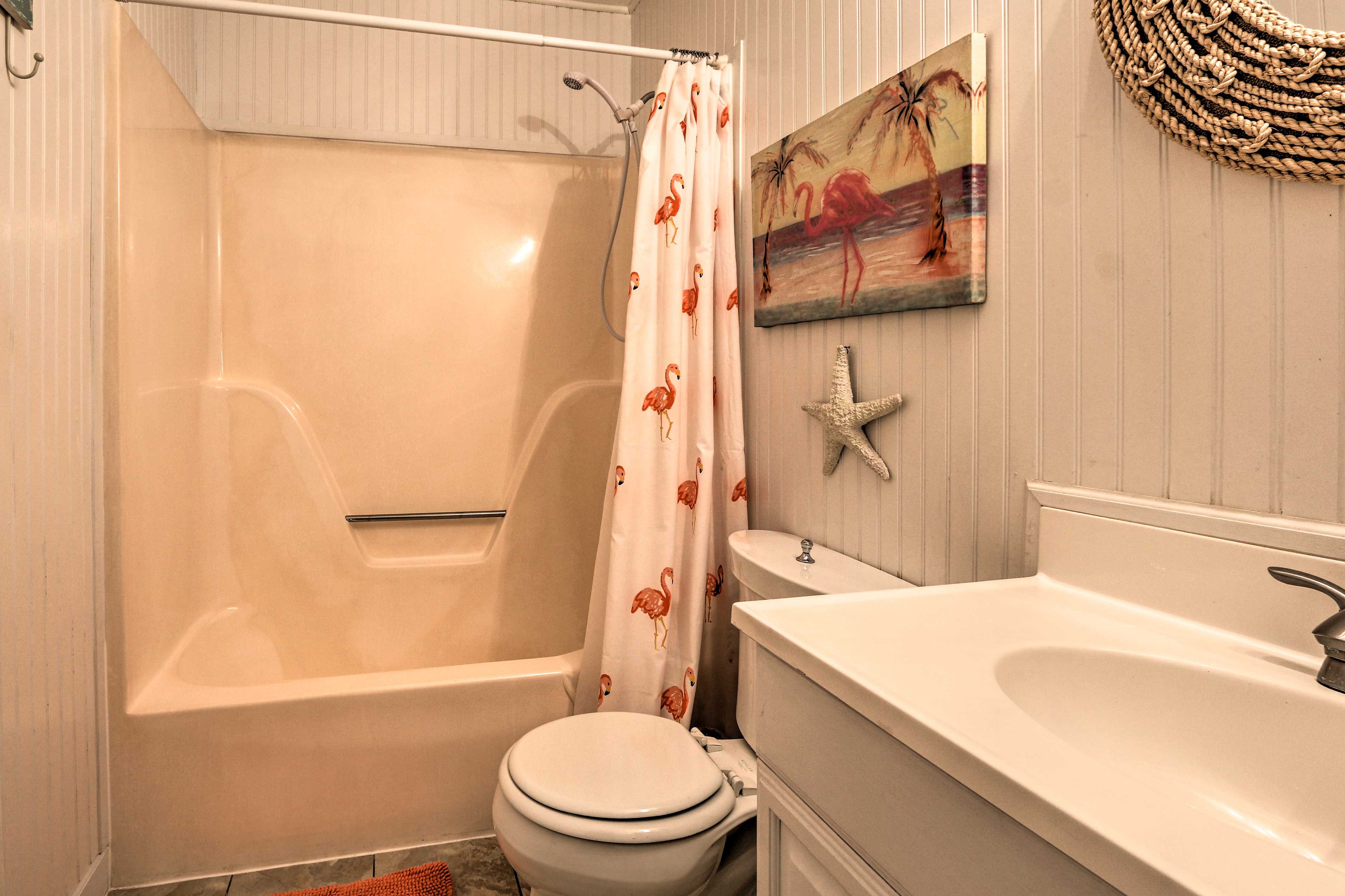Make use of complimentary toiletries.