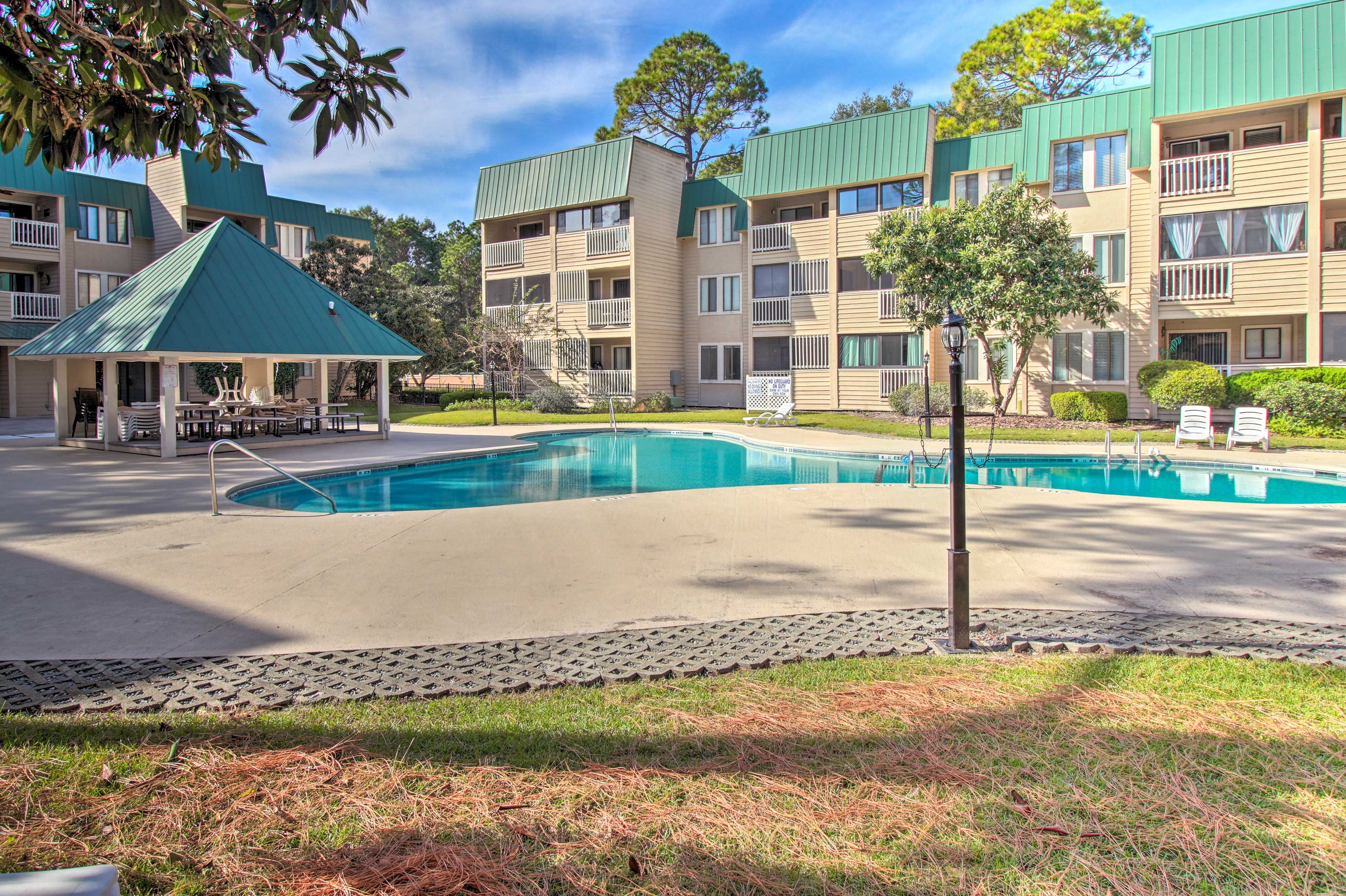 The Spa on Royal Sound community is in a secluded, yet ideally located spot.