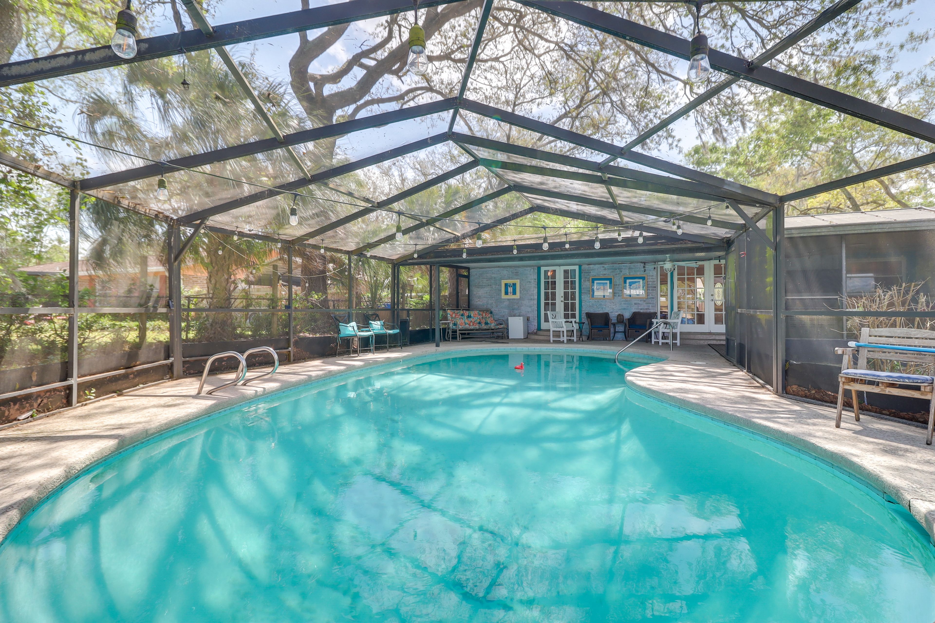Jacksonville Beach Vacation Rental | 4BR | 2.5BA | 1 Step Required for Entry