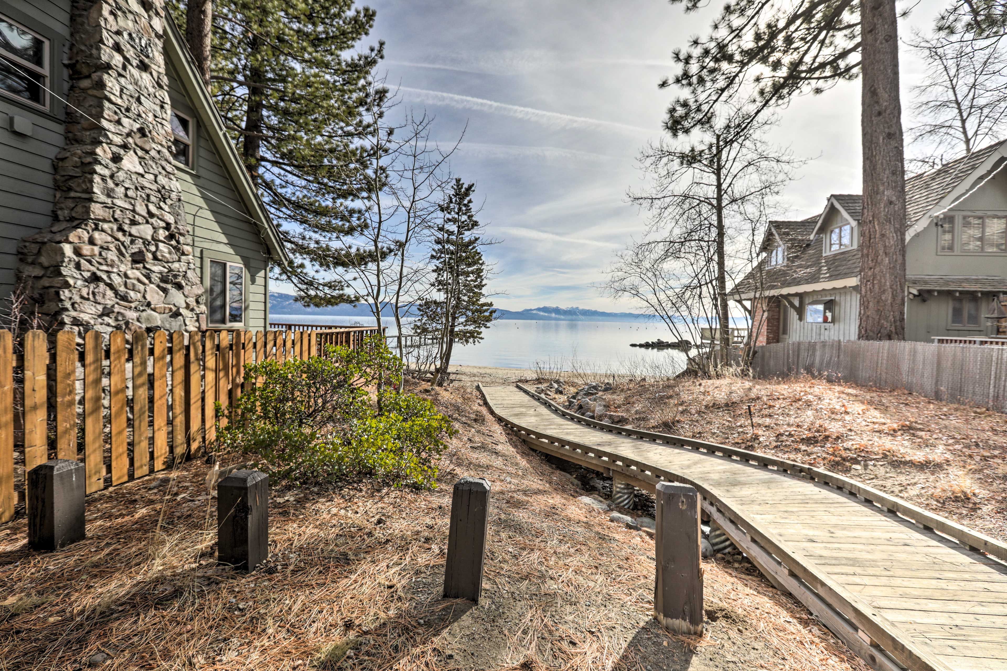 No matter the season, the Tahoe Vista cabin has something in store for everyone!