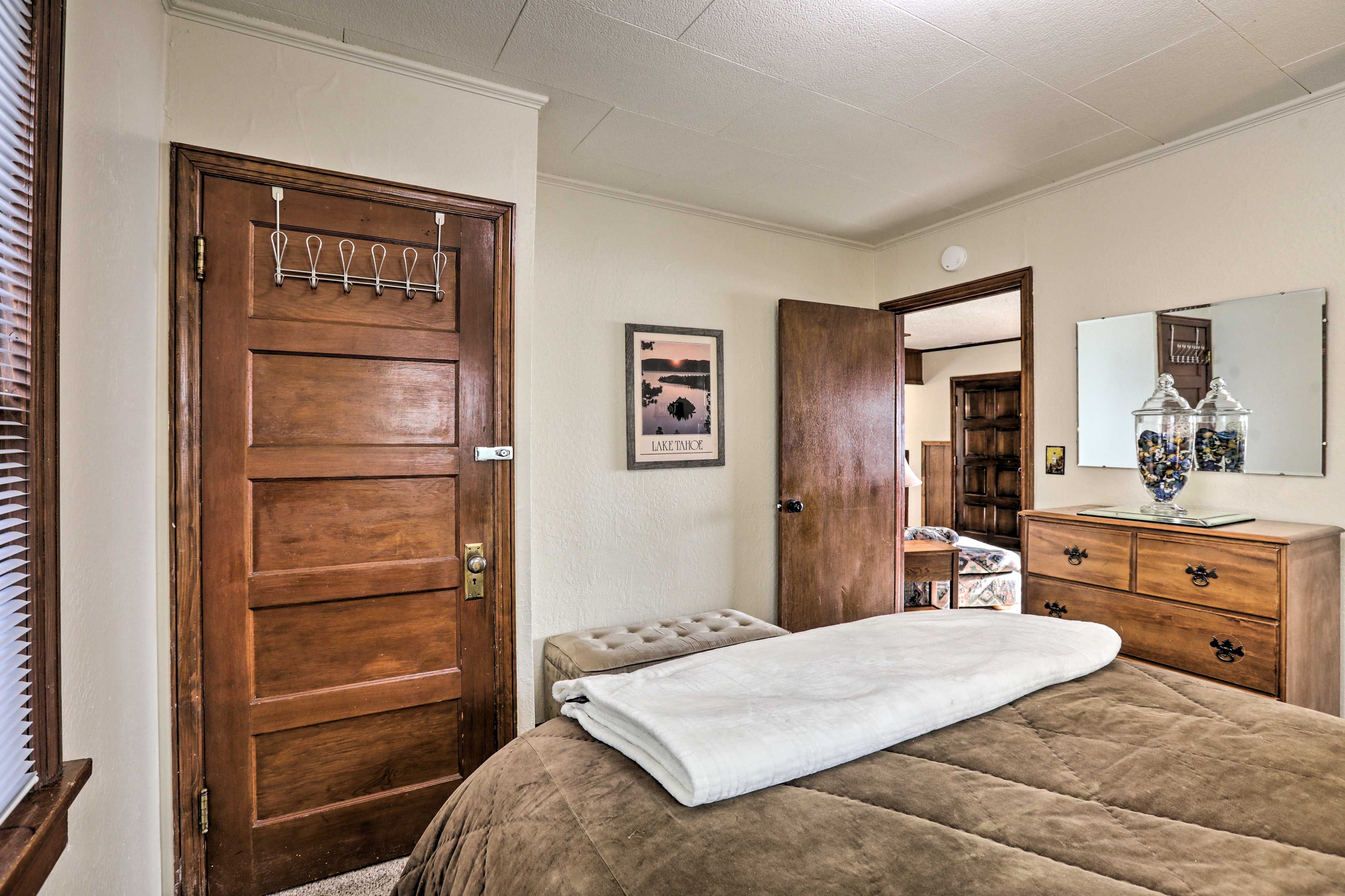 There's ample closet space for your belongings.