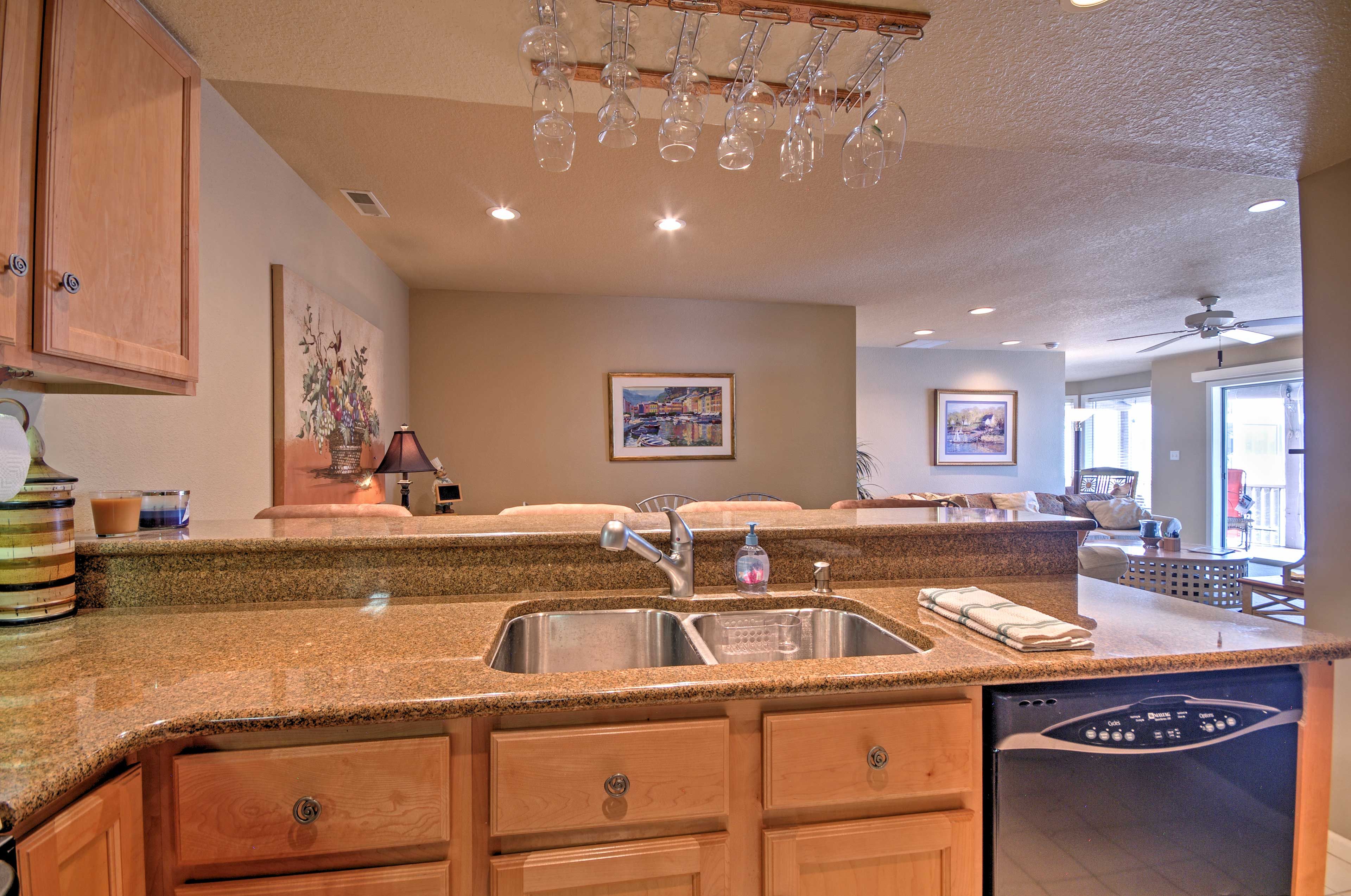 Serve meals over the counter!
