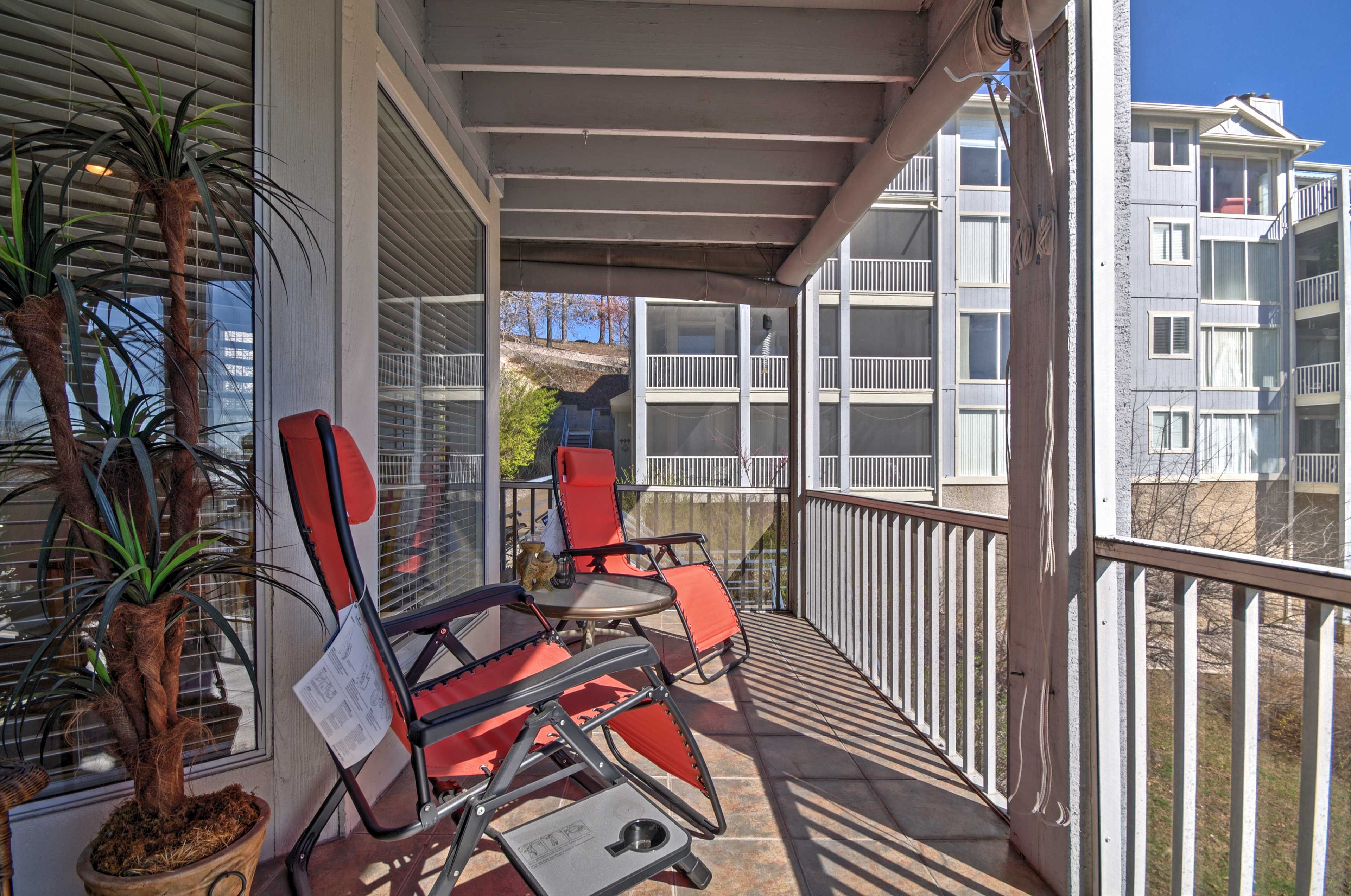 You'll love hanging out on the screened porch.