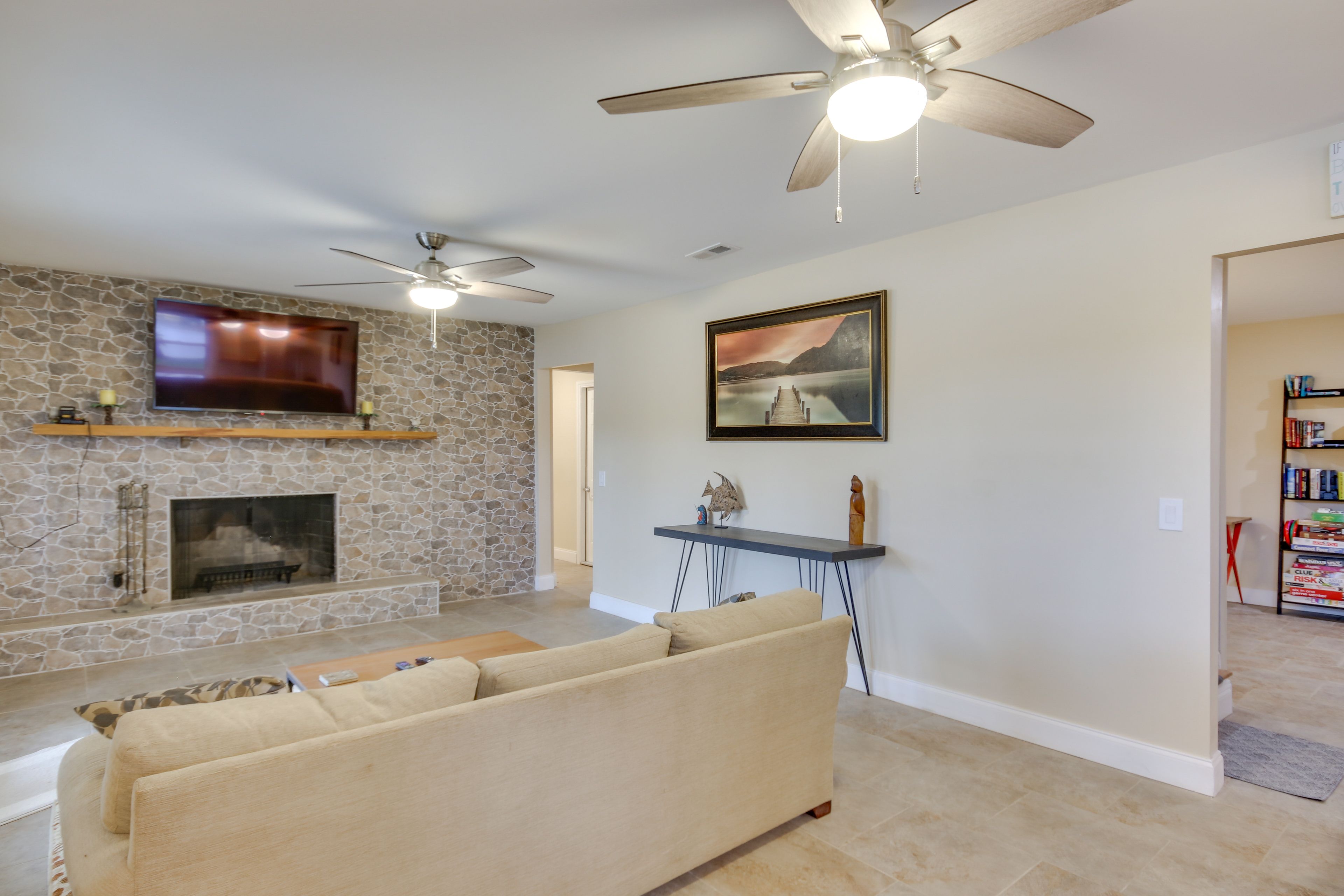 Lower-Level Living Area