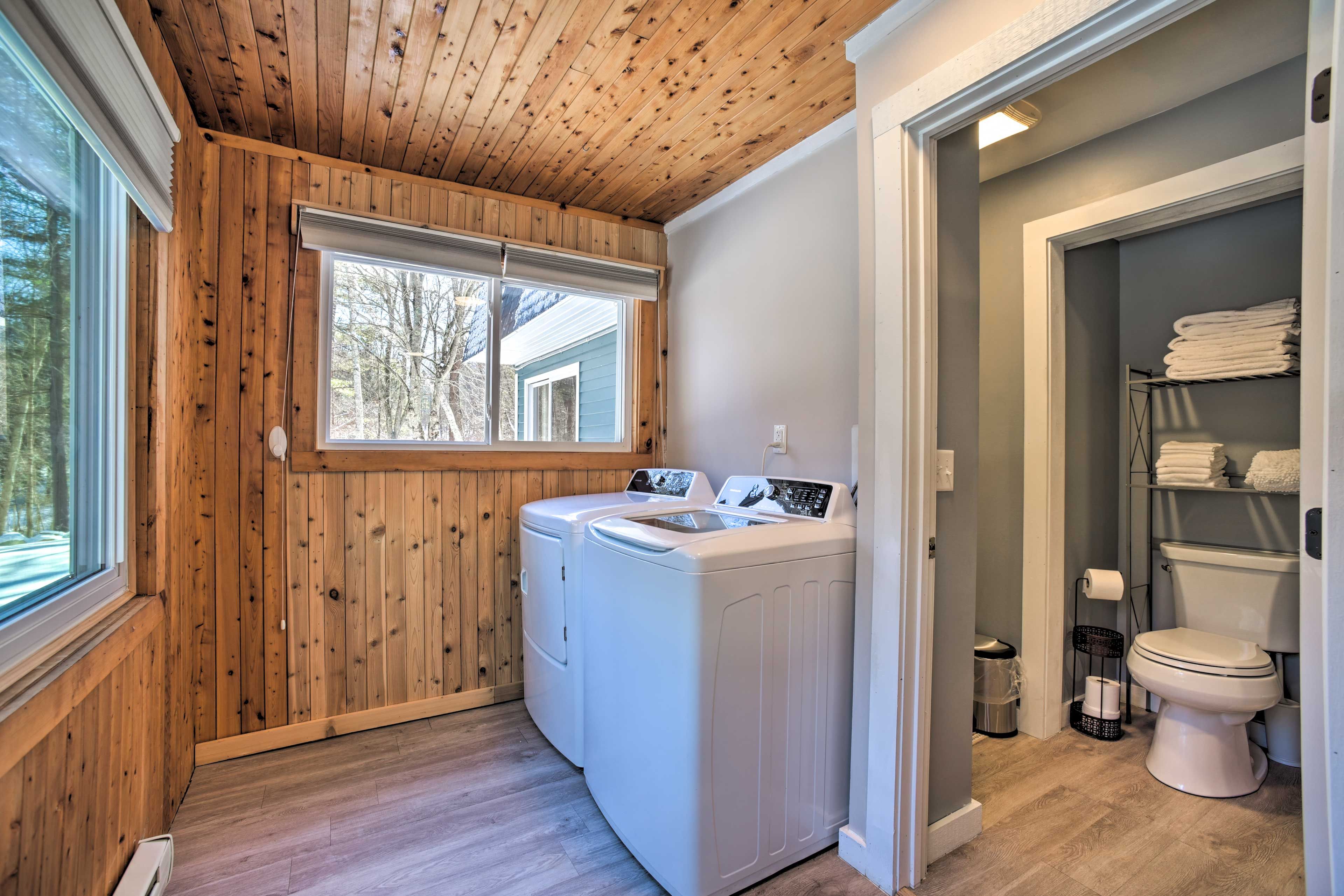 Washer & Dryer | Baseboard Heating