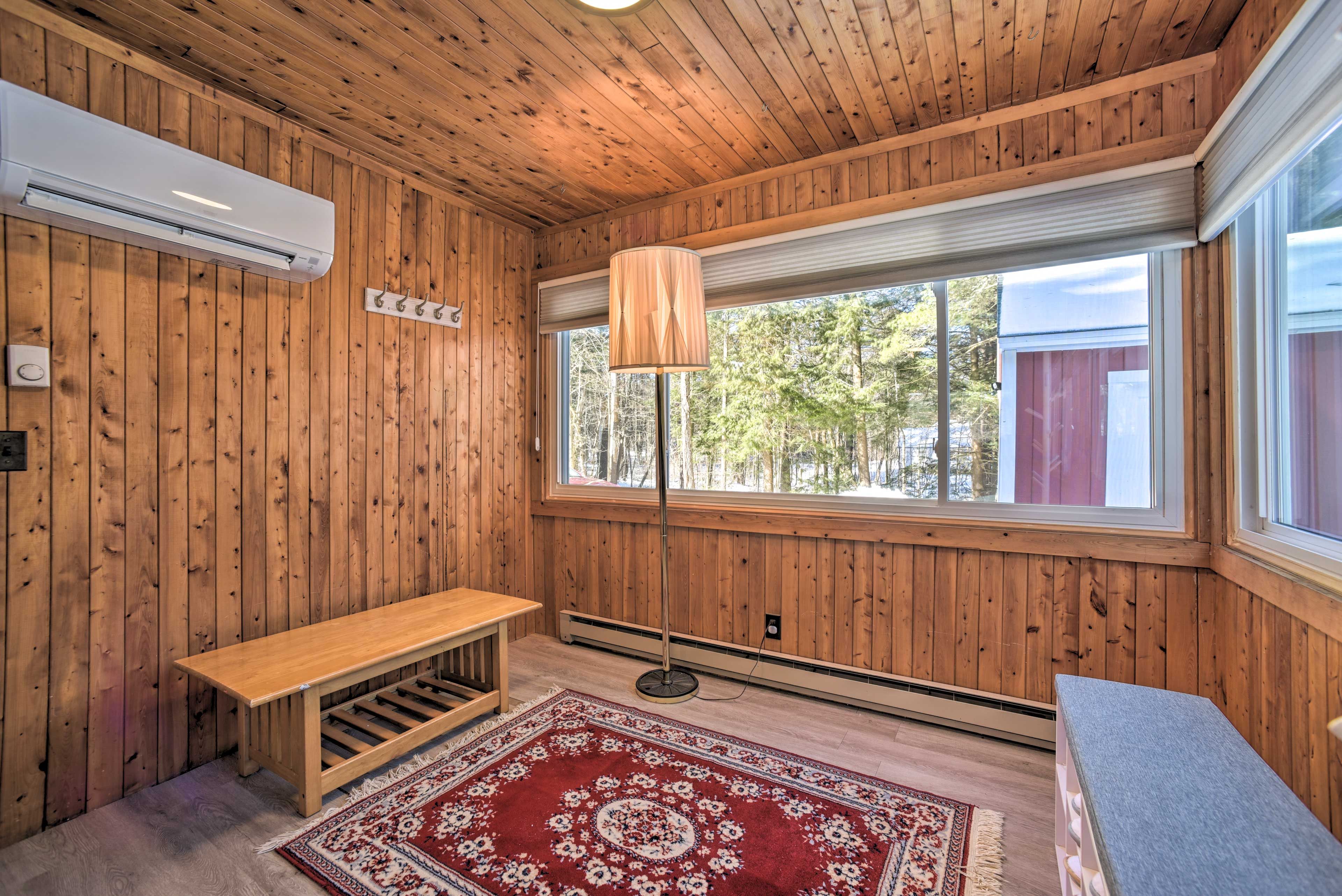 Mudroom Entryway | Baseboard Heating | Wall A/C Unit
