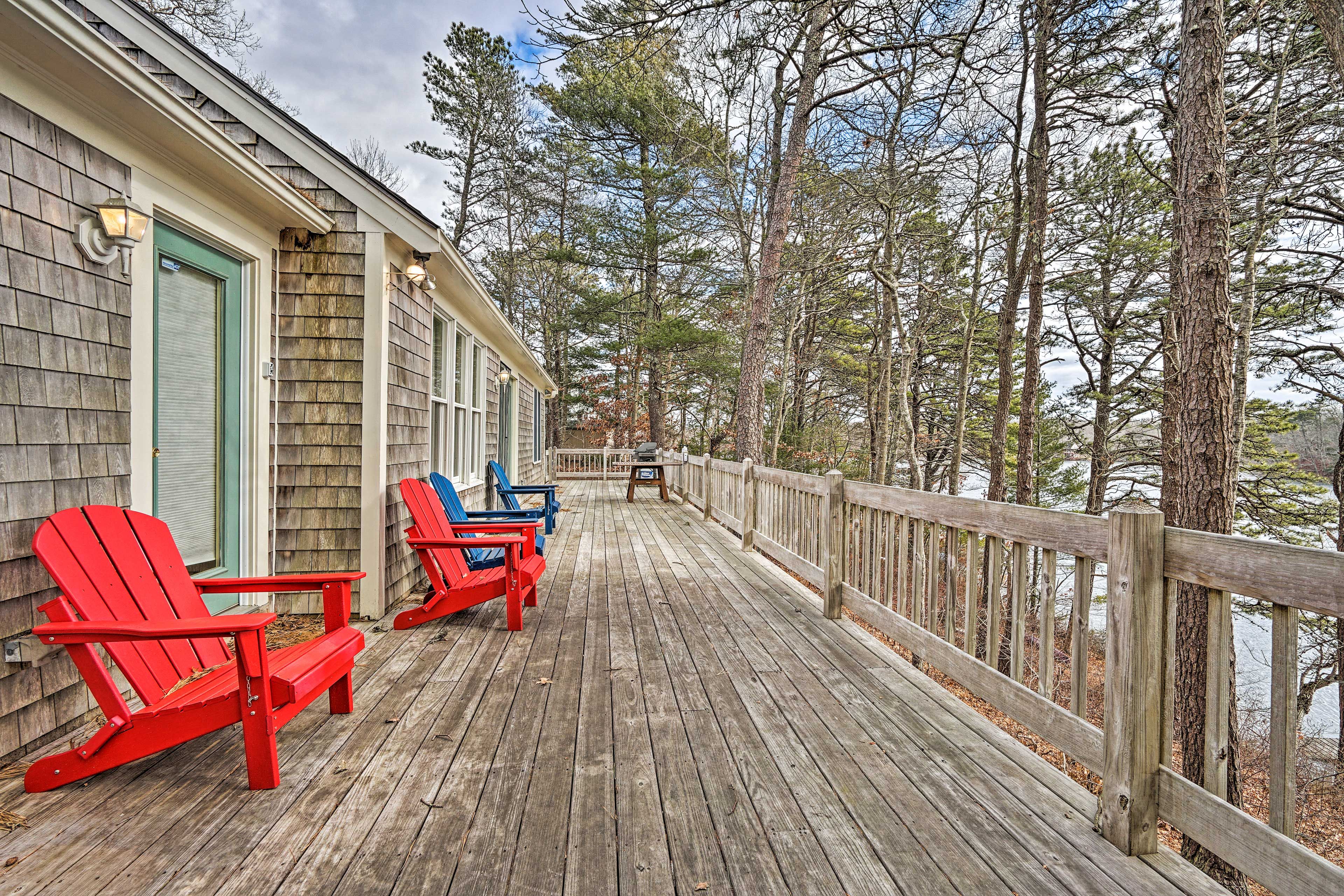 Falmouth Vacation Rental | 3BR | 2BA | Stairs Required | 2,200 Sq Ft